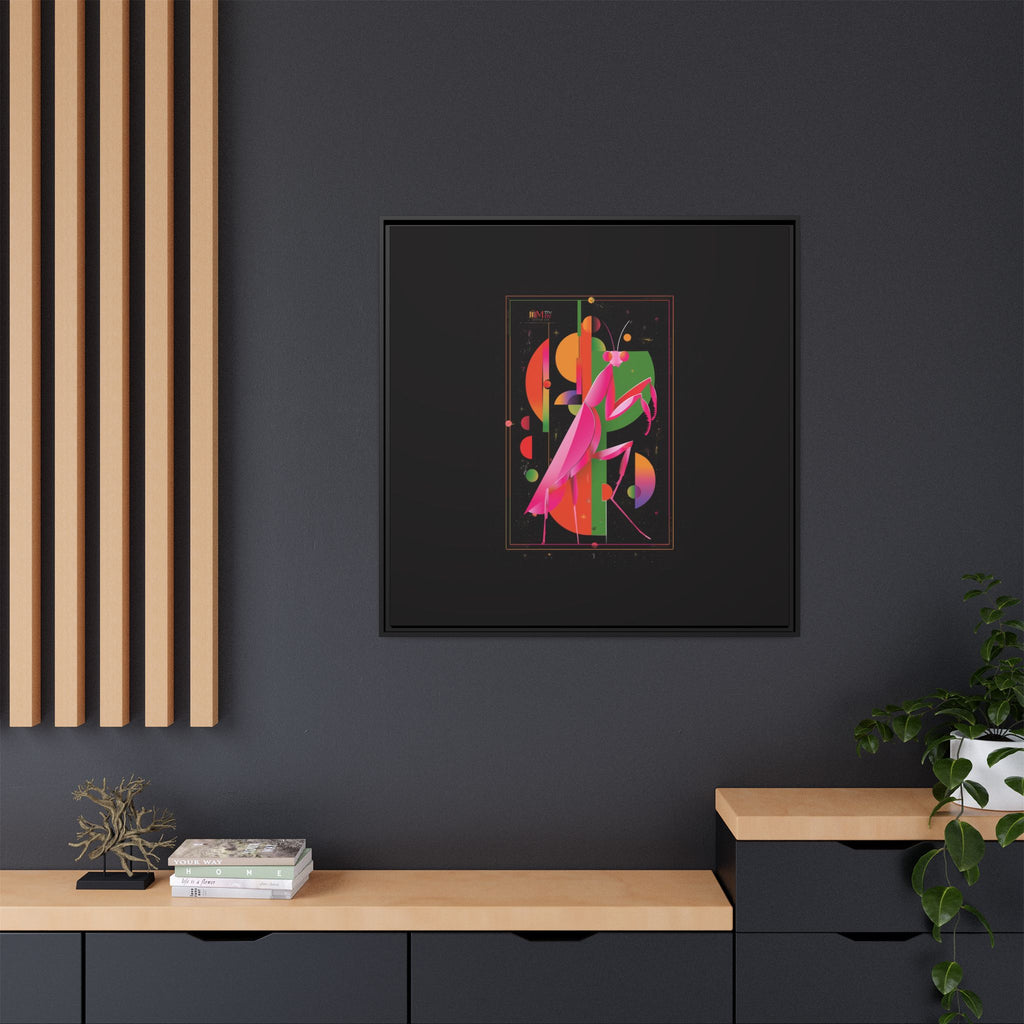 Celestial Mantis: Cubist Geometry, Cosmic Insect Portrait   |    Custom Orders Available