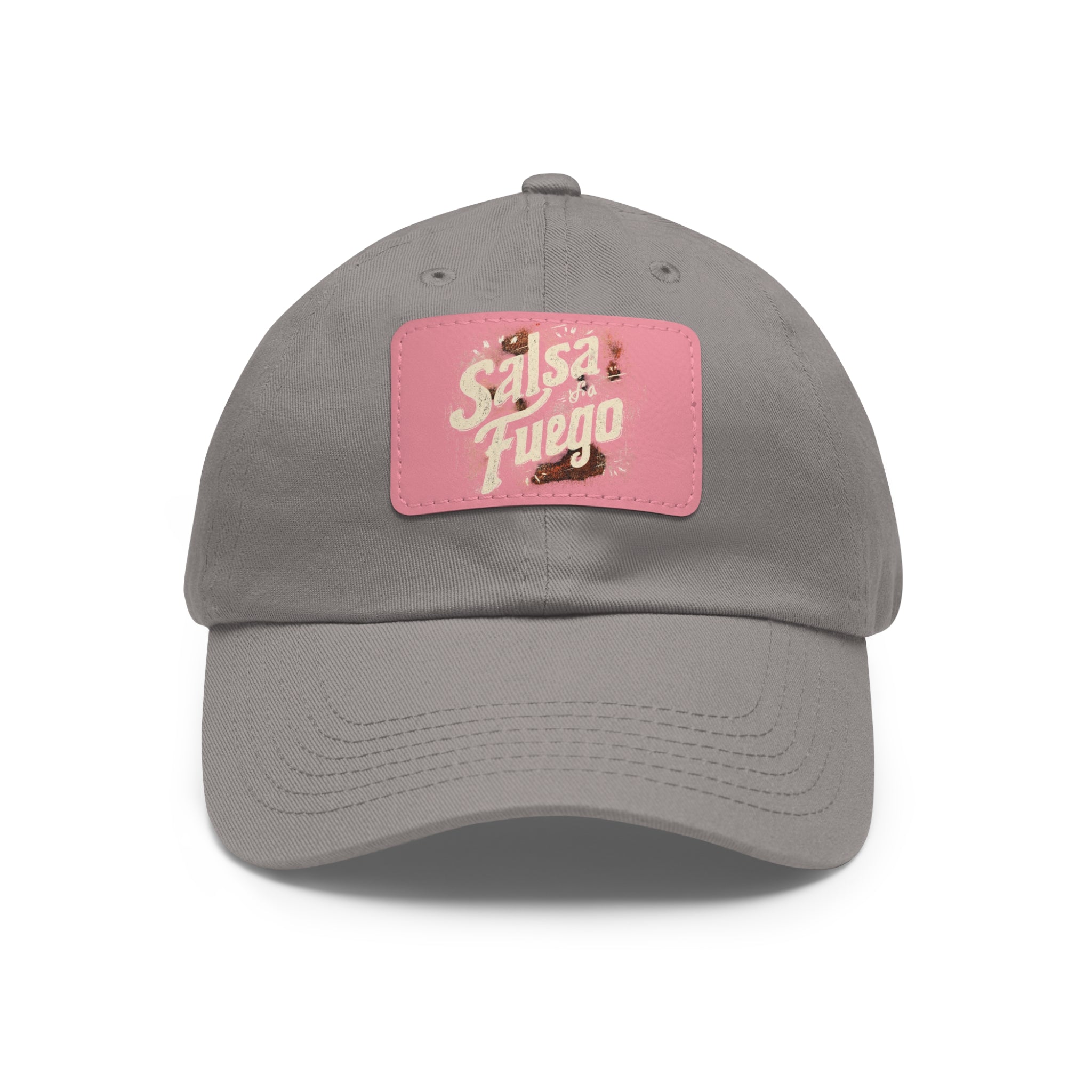 Salsa Fuego Dad Hat with Leather Patch (Rectangle)