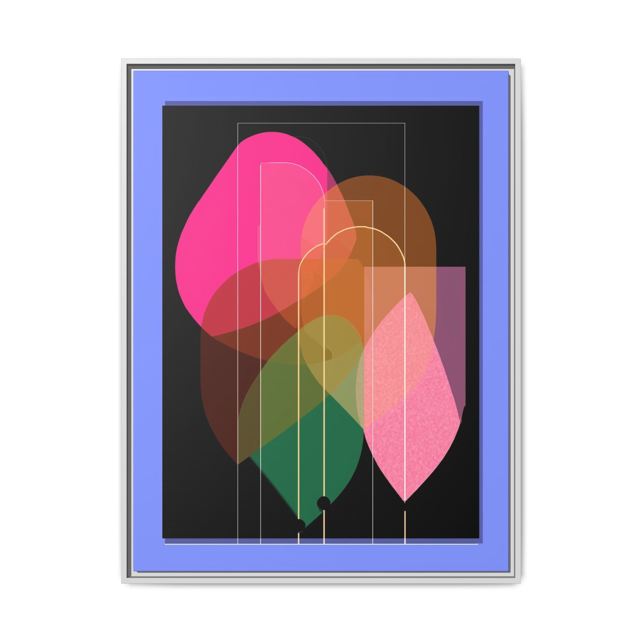 Organic Geometry: Abstract Shape Symphony, Minimalist Color Layers, Contemporary Graphic Design   |   Custom Orders Accepted