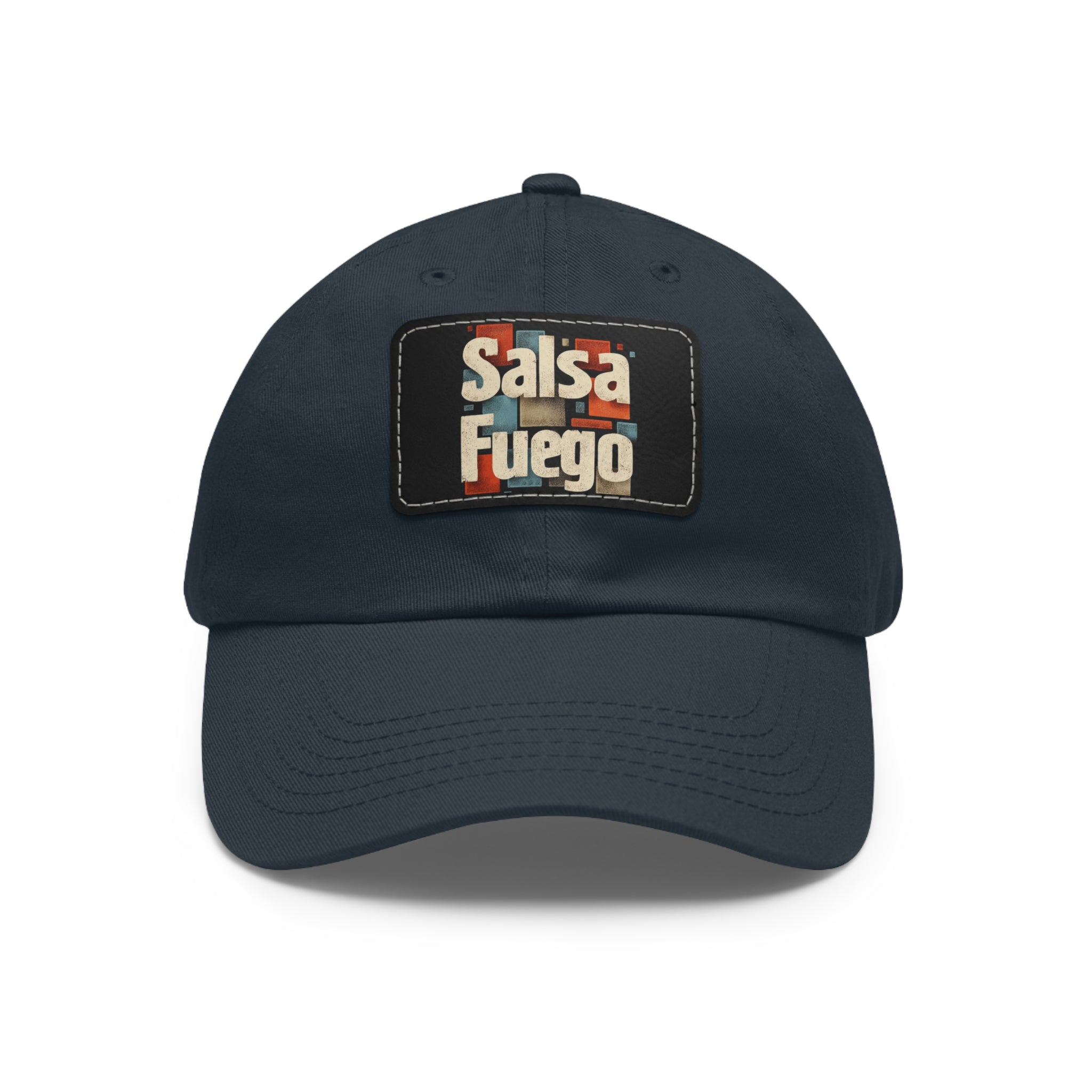 Salsa Fuego Geometric Dad Hat with Leather Patch (Rectangle)