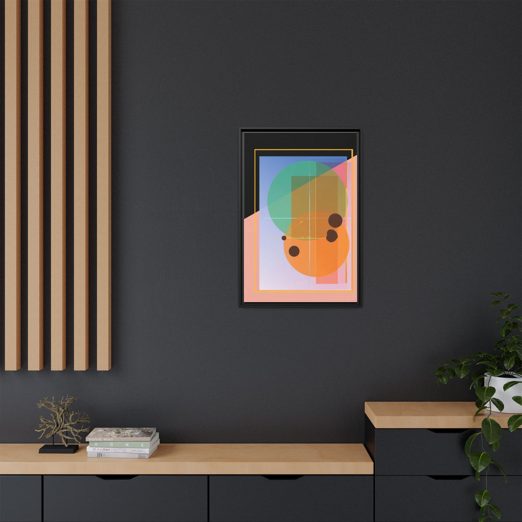 Geometric Harmony: Abstract Composition, Overlapping Shapes, Precision Design   |   Custom Orders Accepted