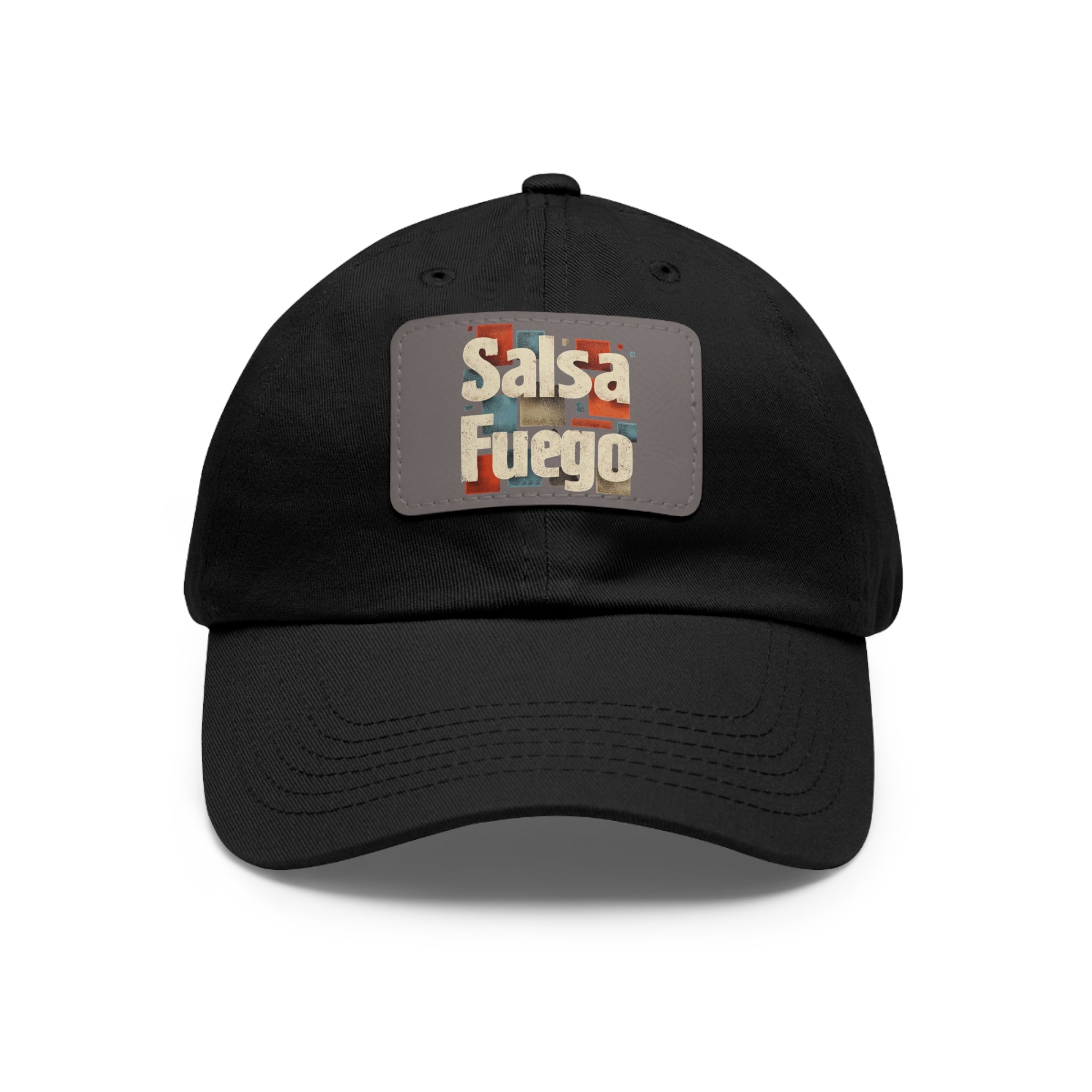 Salsa Fuego Geometric Dad Hat with Leather Patch (Rectangle)