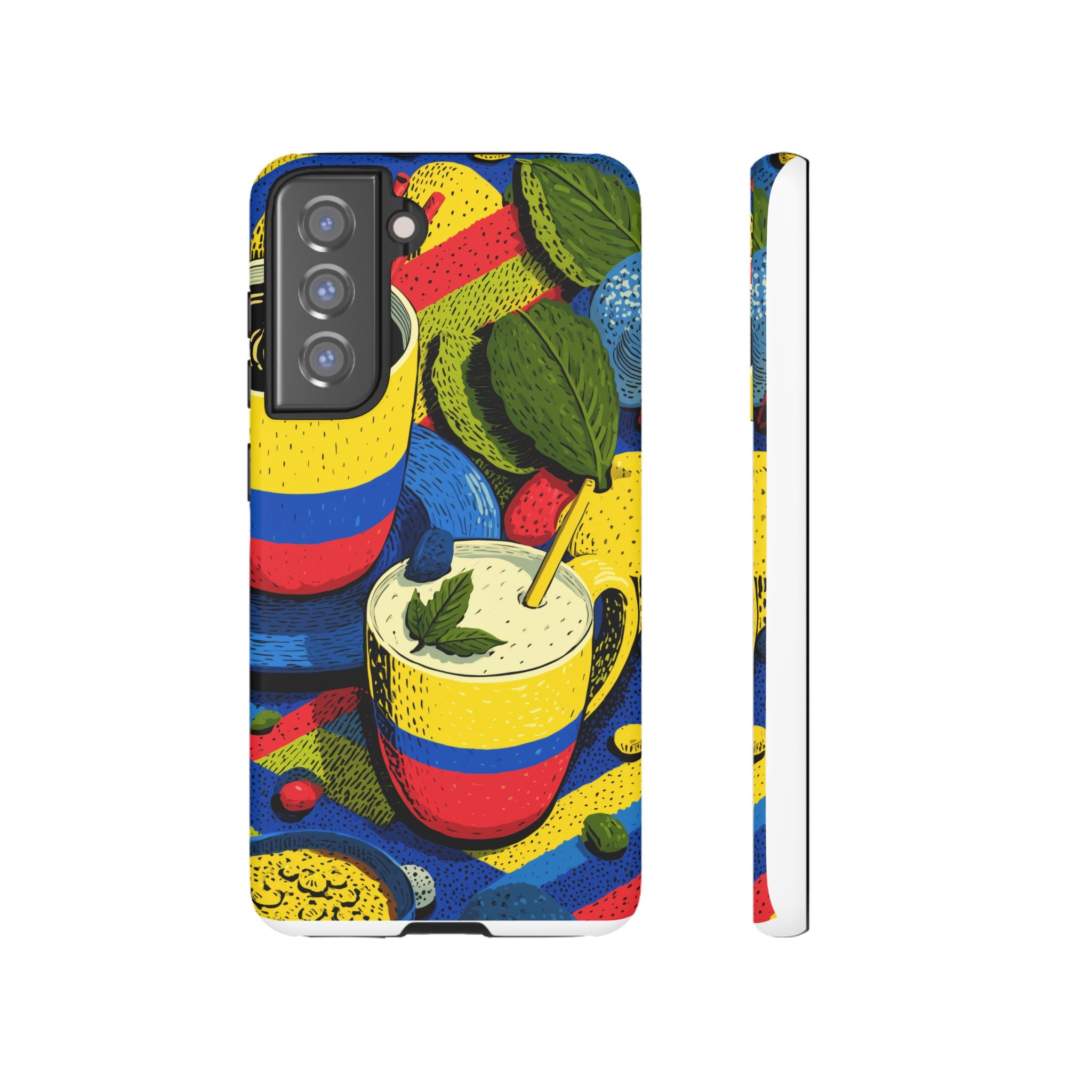 Vibrant Phone Case for Tough Cases | Colorful Colombian Art, Unique Gift, Trendy Accessory, Summer Style, Festival Must-Have