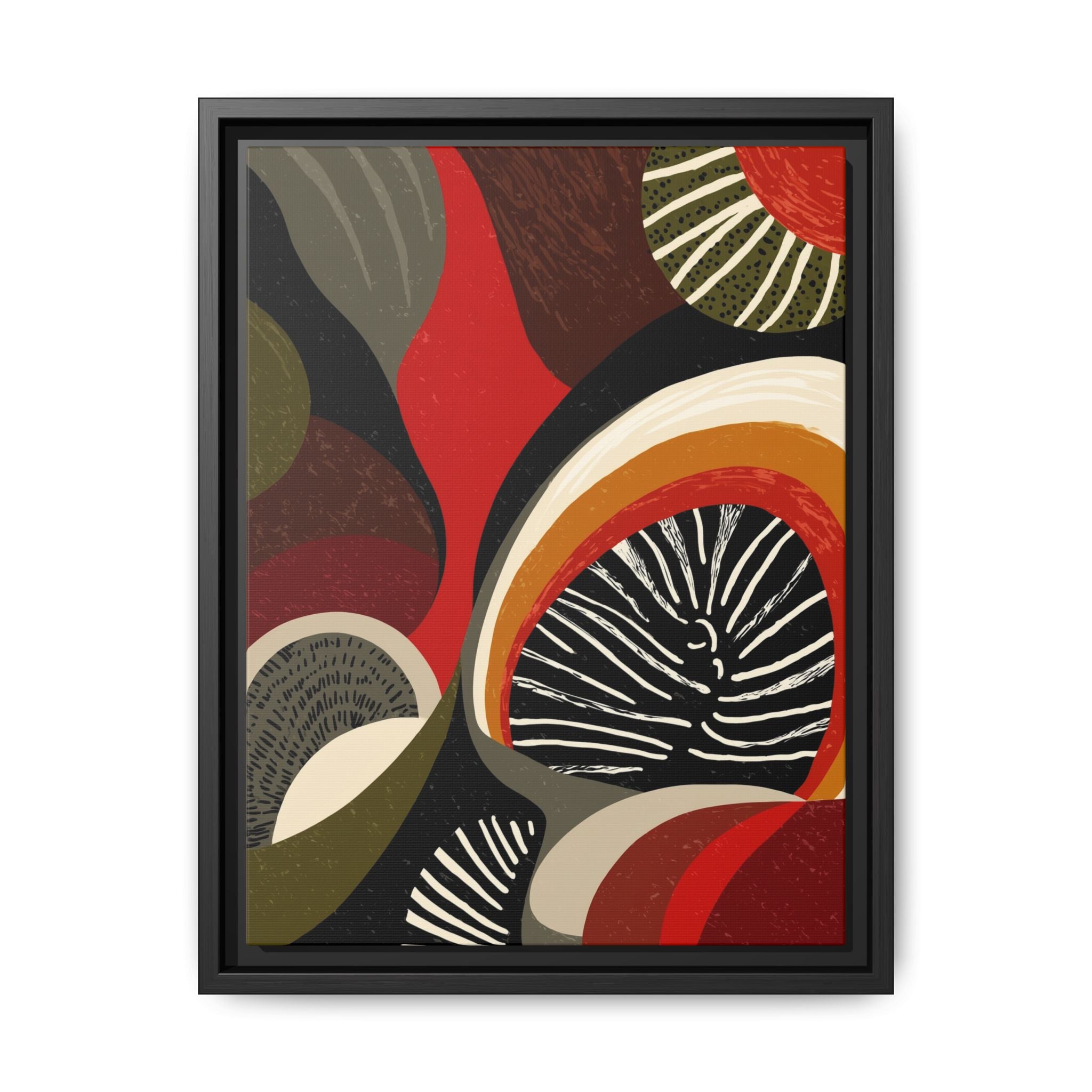 Geometric Rhythm: Abstract Composition, Mid-Century Modern Art, Radial Design Inspiration   |   Custom Orders Accepted