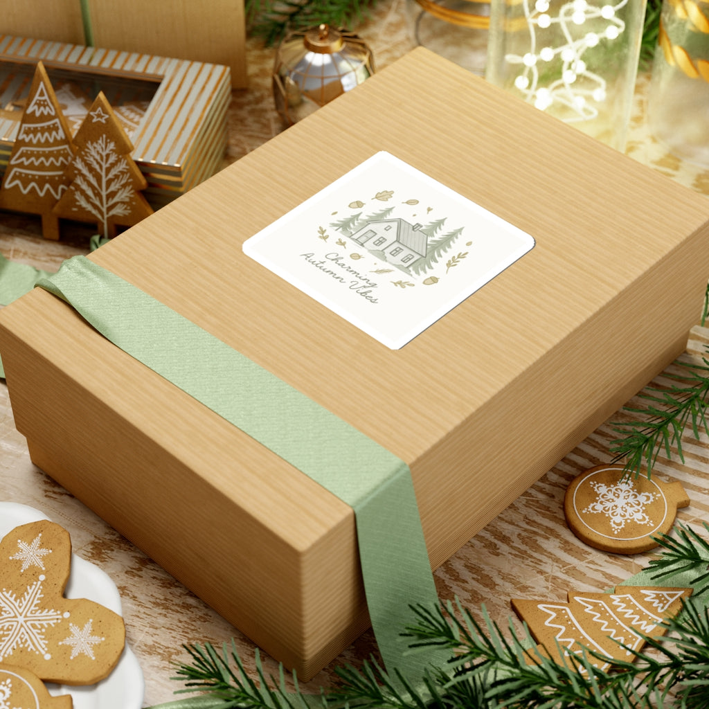 Sticker Set - Autumn Cabin Camping Vibes Kiss-Cut Stickers