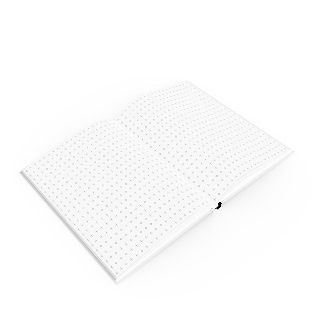 Personalized Journal    |  Geometric Giraffe: Navy Blue Abstract Art, Minimalist Wildlife Design, Modern Triangular Illustration