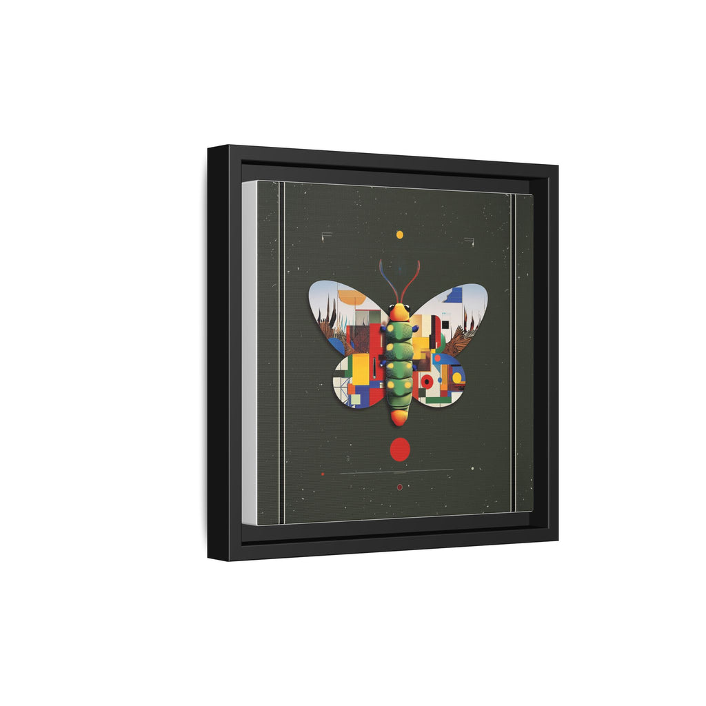 Geometric Butterfly Framed Print : Digital Cubist Interpretation, Modernist Entomological Design   |  Personalized & Custom Orders Available