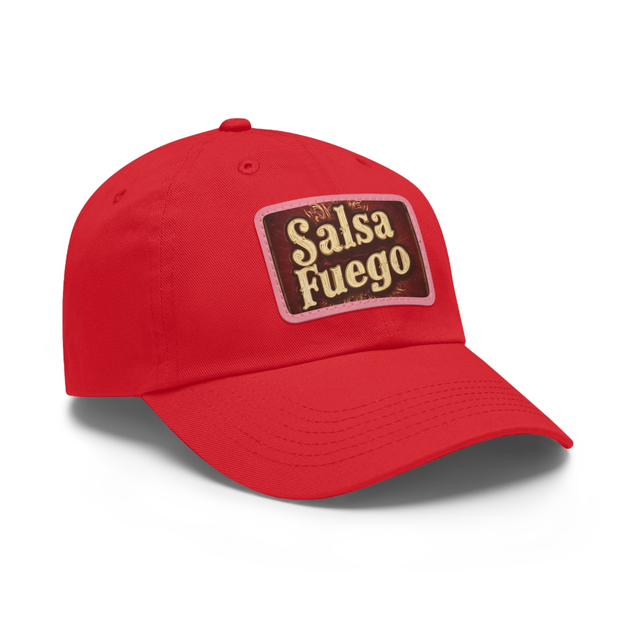 Salsa Fuego Dad Hat with Leather Patch (Rectangle)