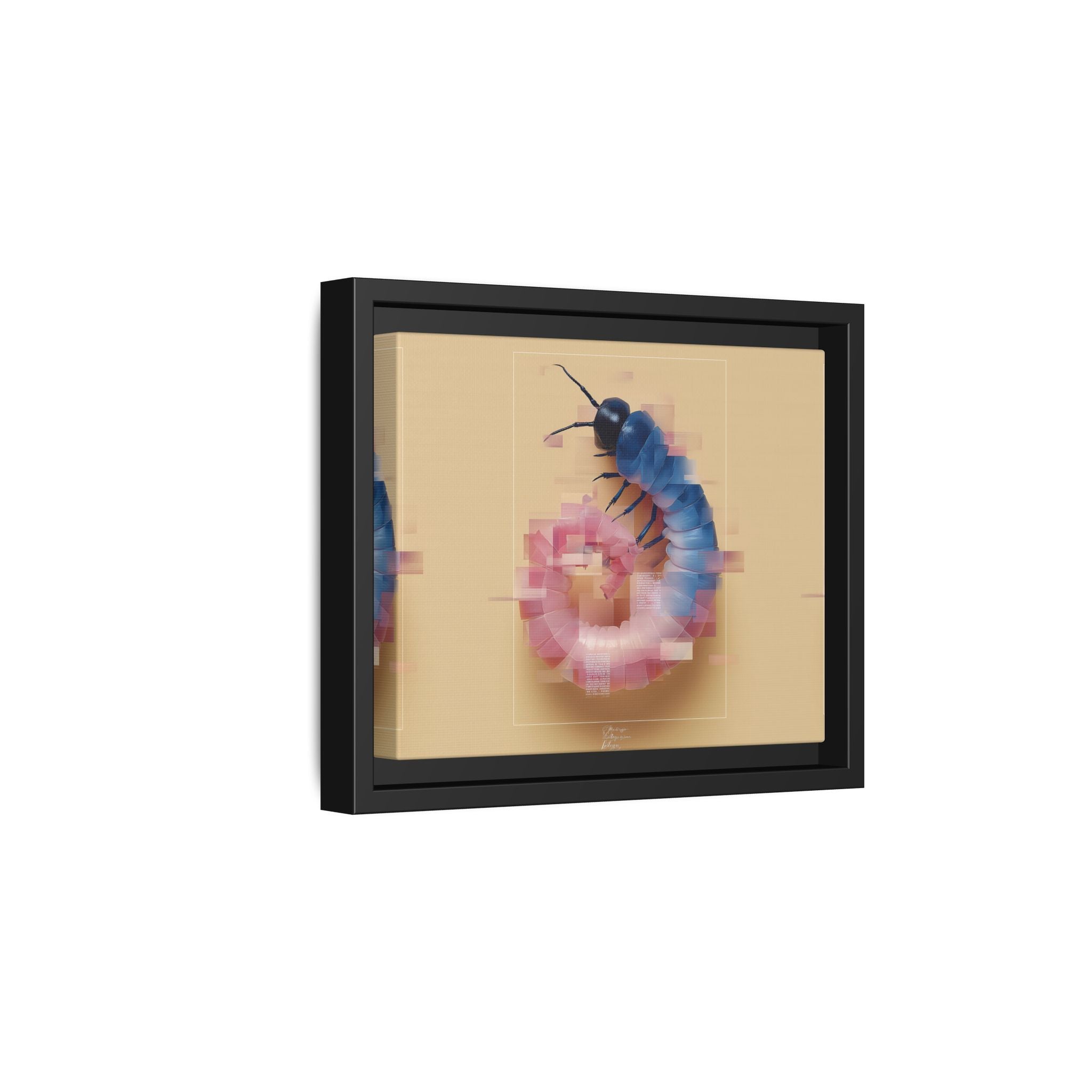 Glitched Symmetry: Digital Insect Mosaic, Pixelated Fragmentation   |    Custom Orders Available