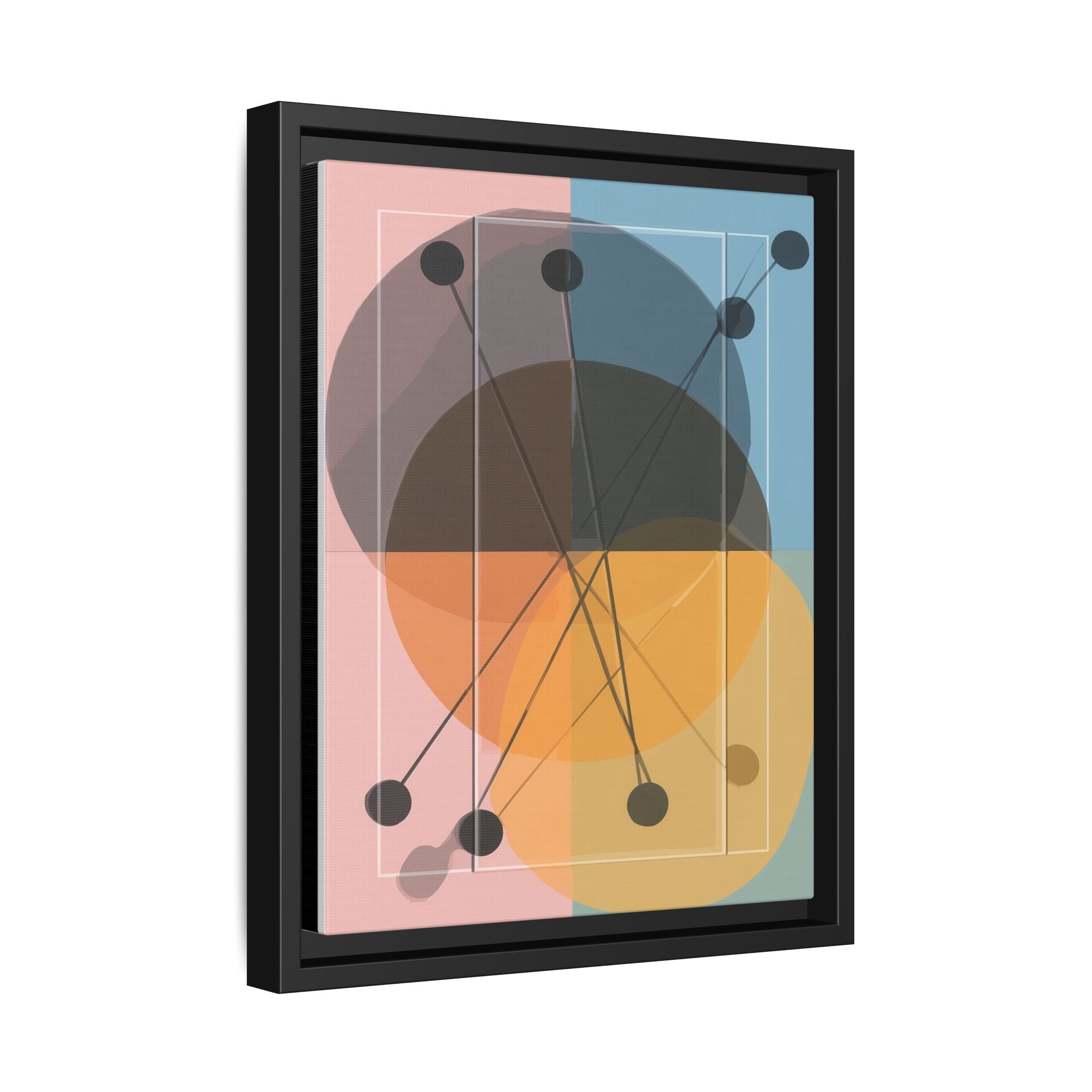 Geometric Intersections: Pastel Quadrants, Mid-Century Minimalism, Network Nodes   |   Custom Orders Accepted