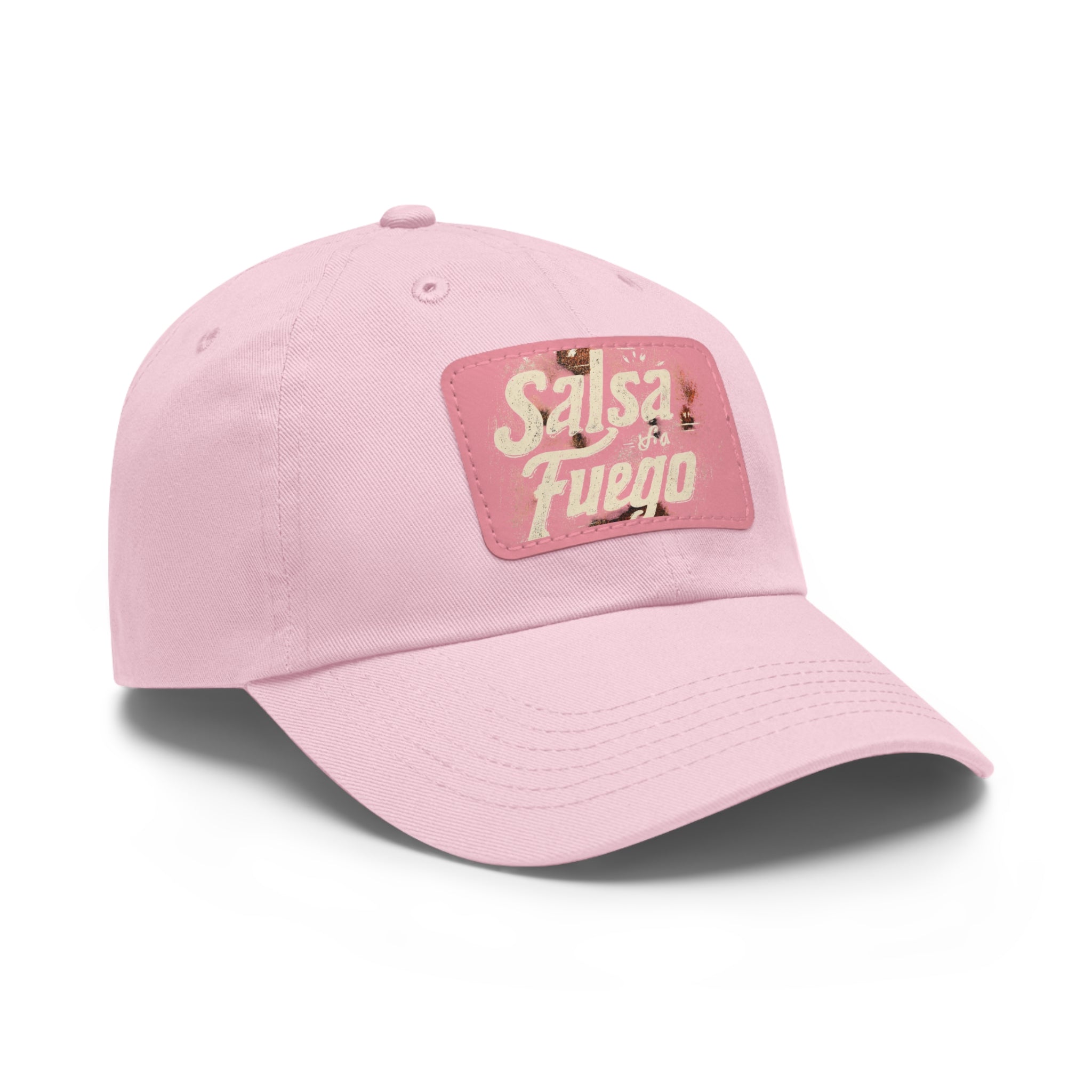 Salsa Fuego Dad Hat with Leather Patch (Rectangle)
