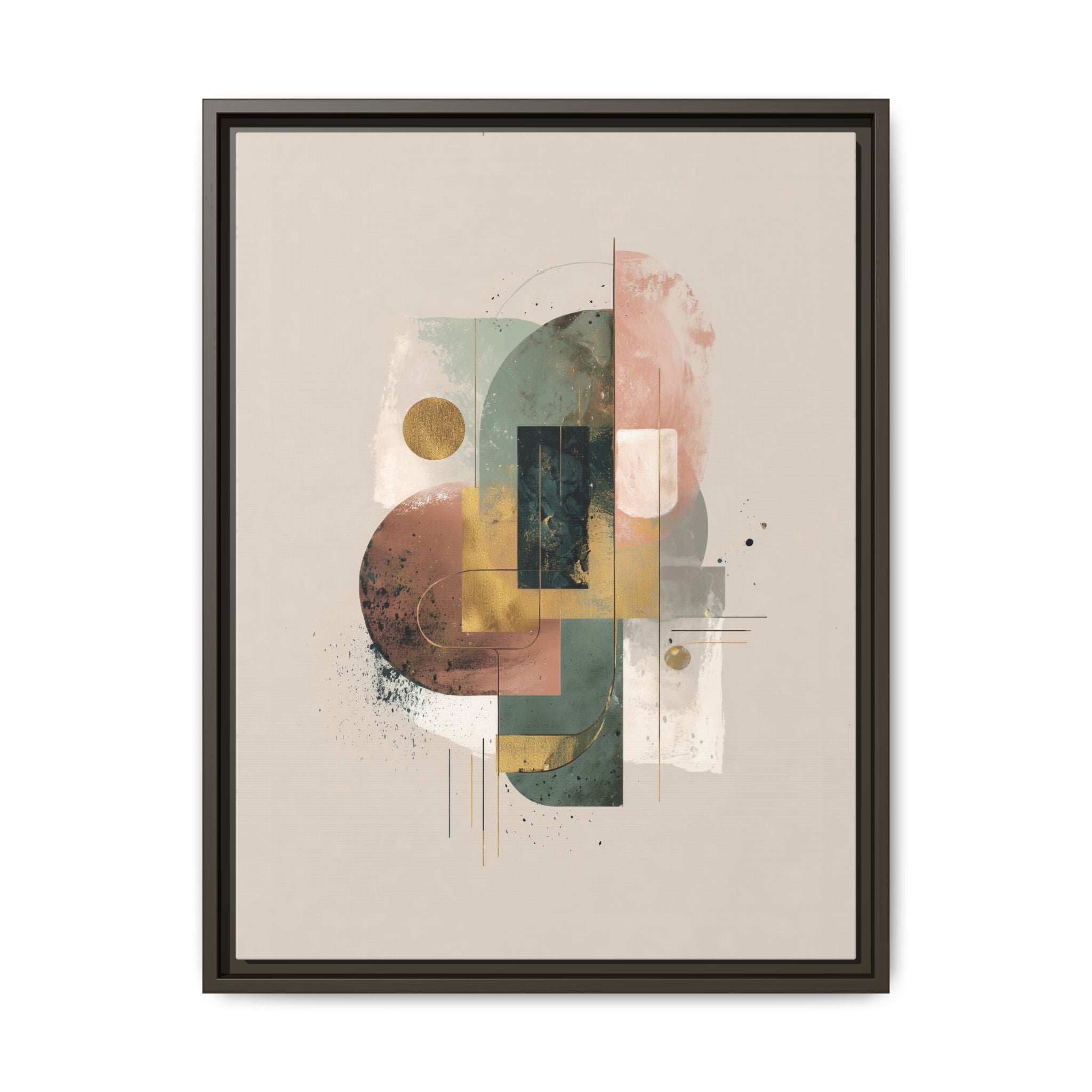 Organic Geometries: Fragmented Forms, Digital Abstract Composition, Layered Minimalist Art   |   Custom Orders Accepted