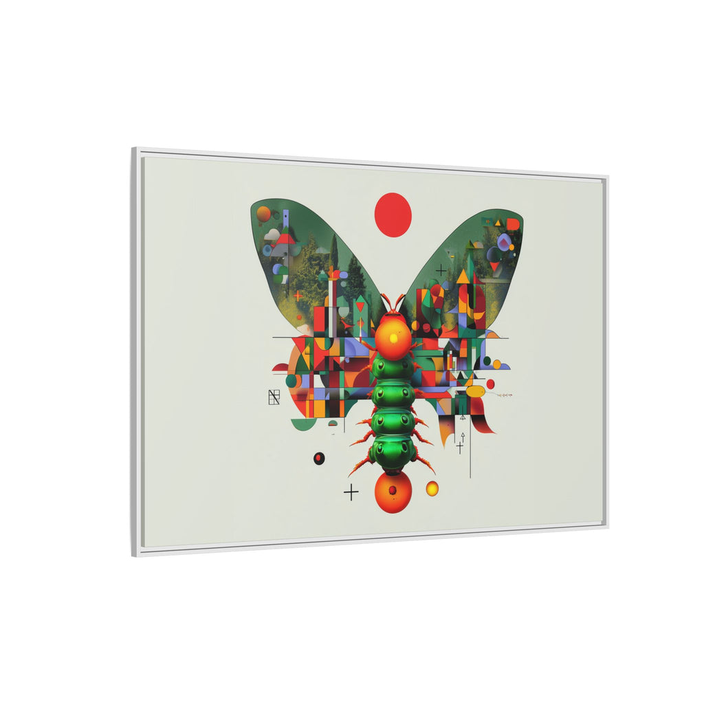 Metamorphic Geometry: Digital Butterfly Architecture, Cubist Nature Transformation   |    Custom Orders Available