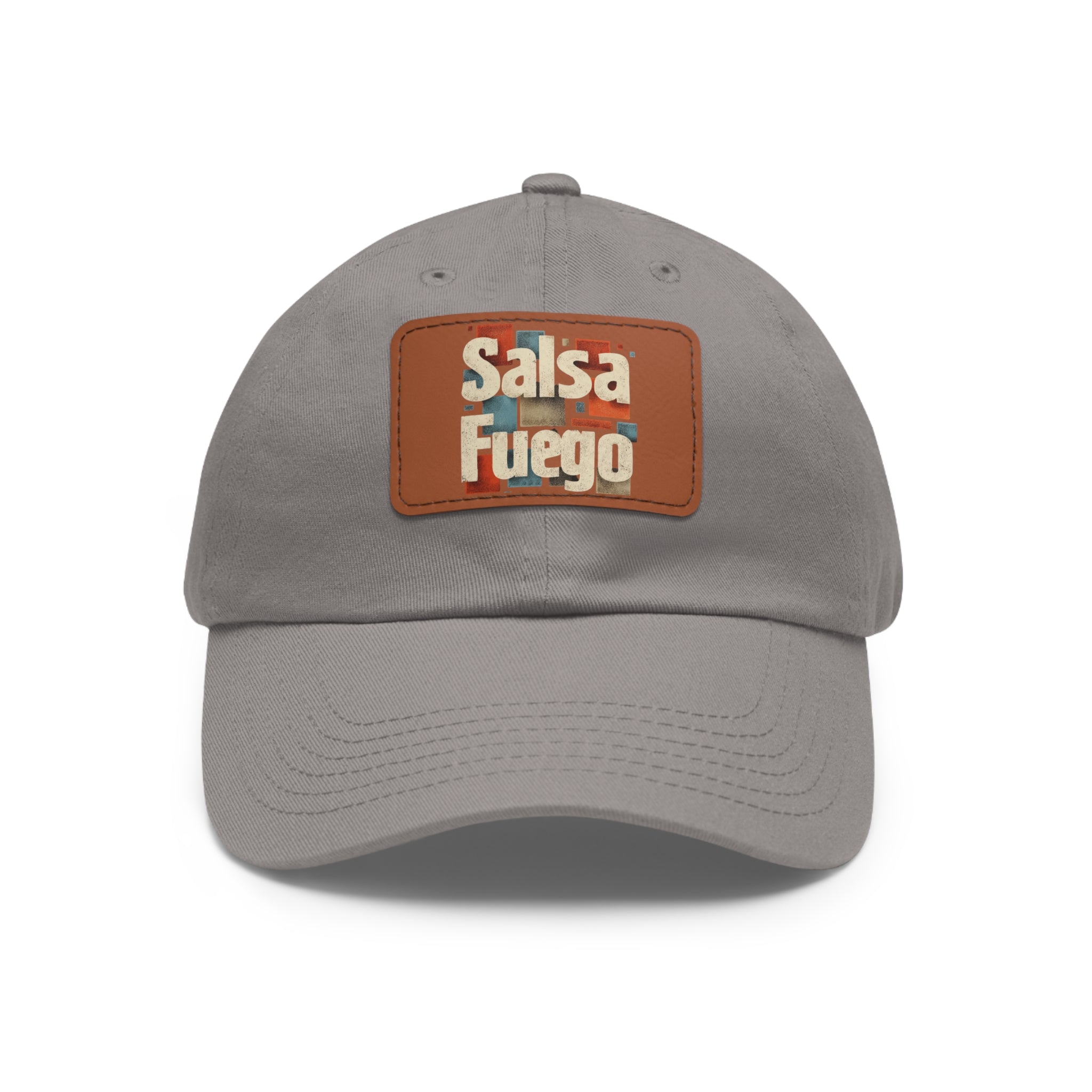 Salsa Fuego Geometric Dad Hat with Leather Patch (Rectangle)