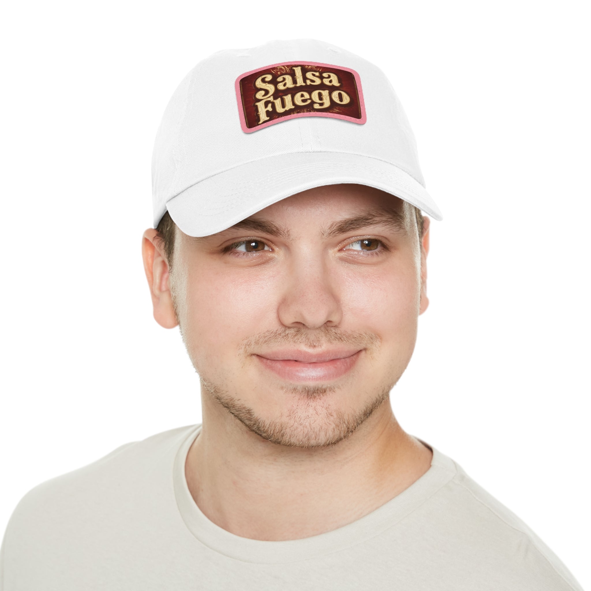 Salsa Fuego Dad Hat with Leather Patch (Rectangle)