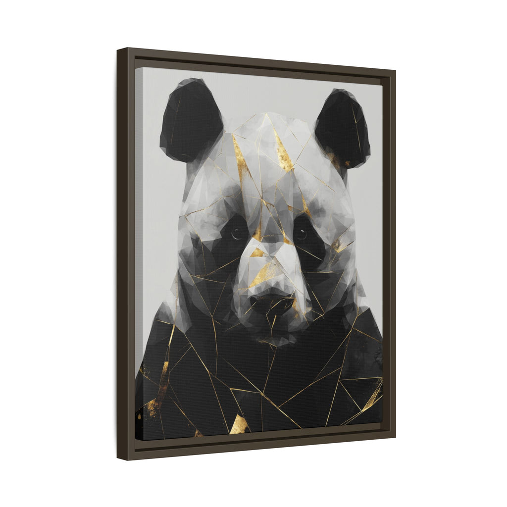 Fractured Panda: Geometric Wildlife Art, Low-Poly Contemporary Portrait   |  Personalized & Custom Orders Available