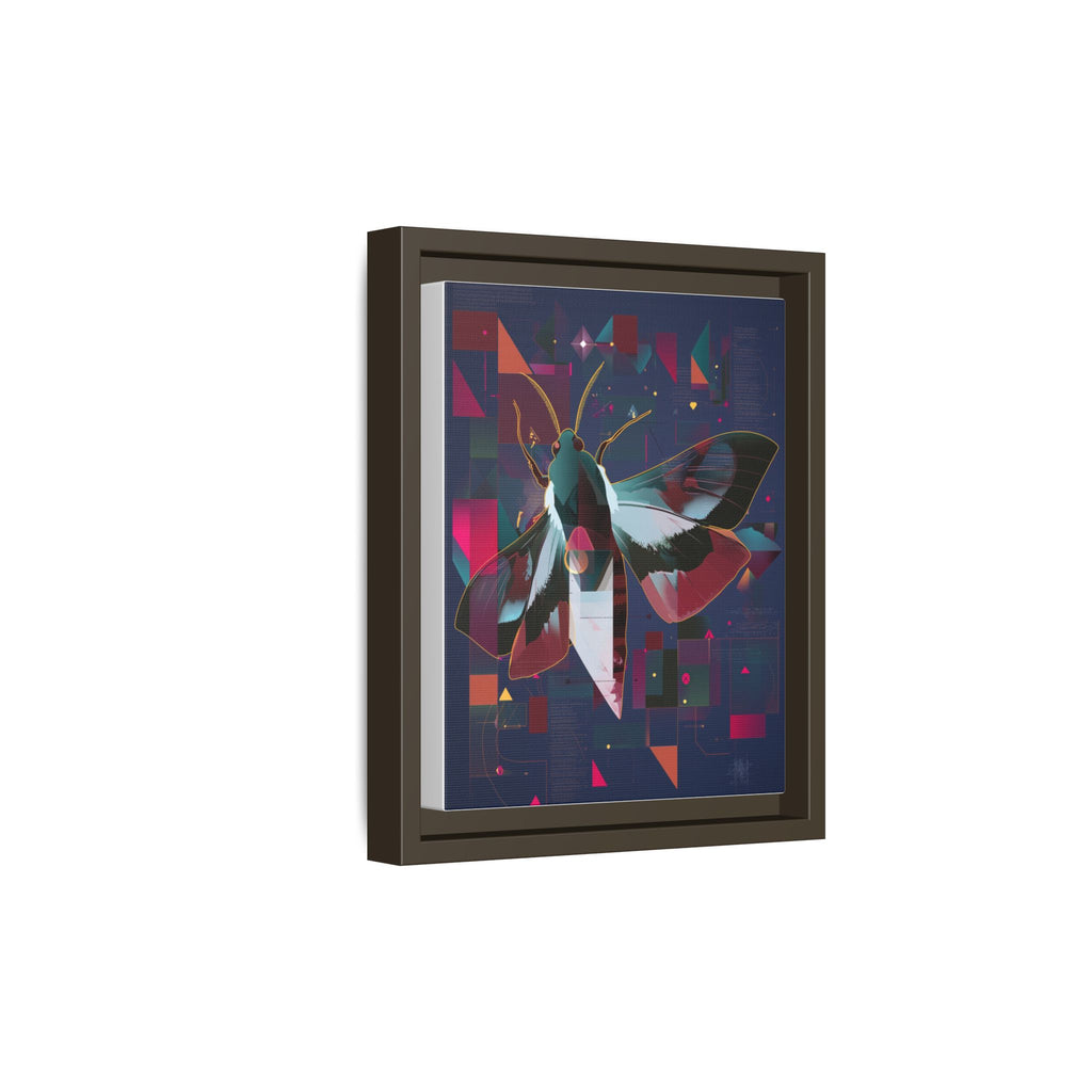 Metamorphic Circuits Framed Print : Geometric Butterfly Fusion, Digital Abstract Techno-Art   |   Custom Orders Available