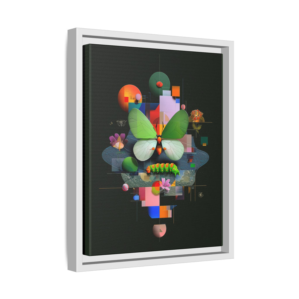 Metamorphosis Geometry Framed Print : Digital Nature Synthesis, Butterfly Abstraction   |  Personalized & Custom Orders Available