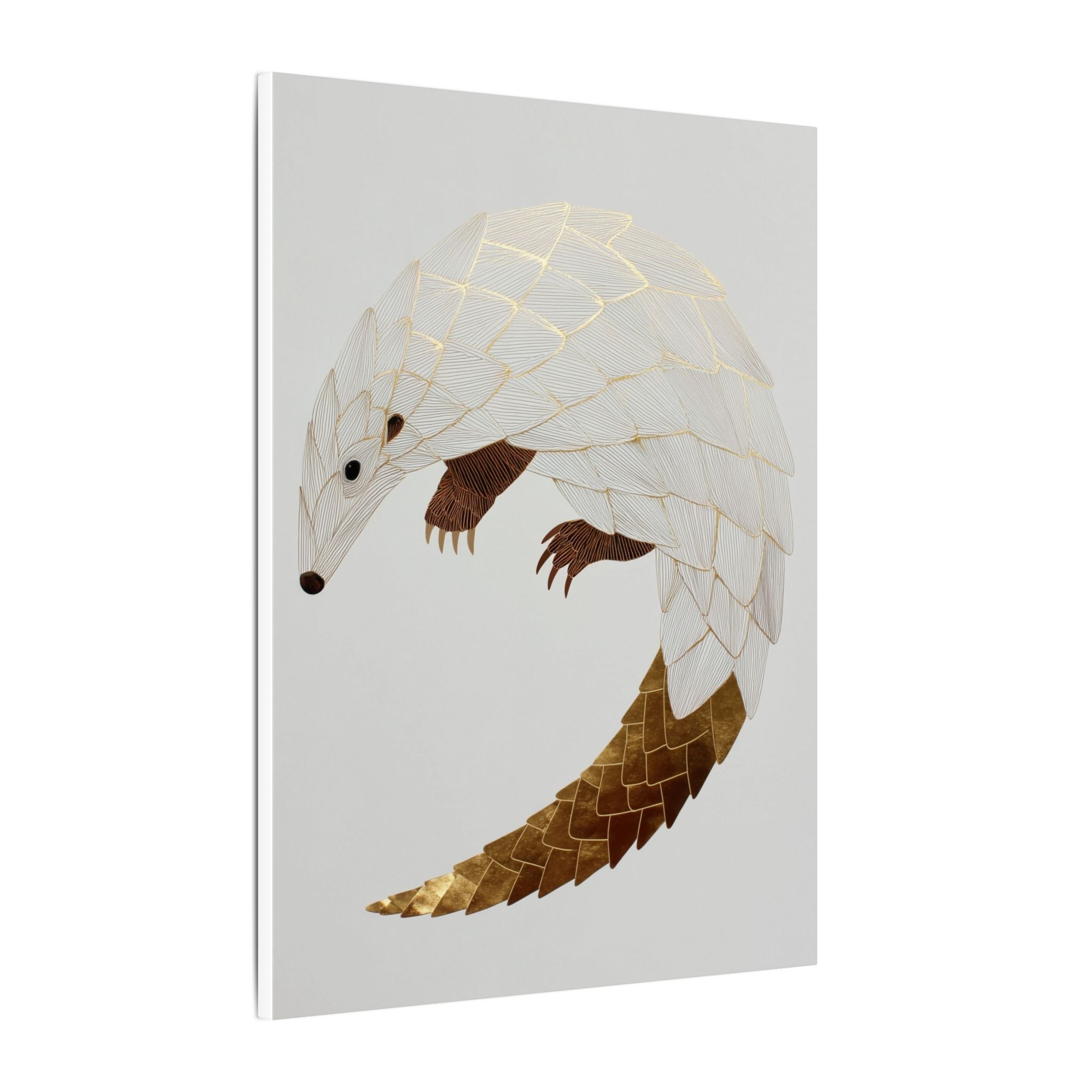 Geometric Hedgehog: Layered Minimalist Wildlife, Architectural Art Style   |    Custom Orders Available