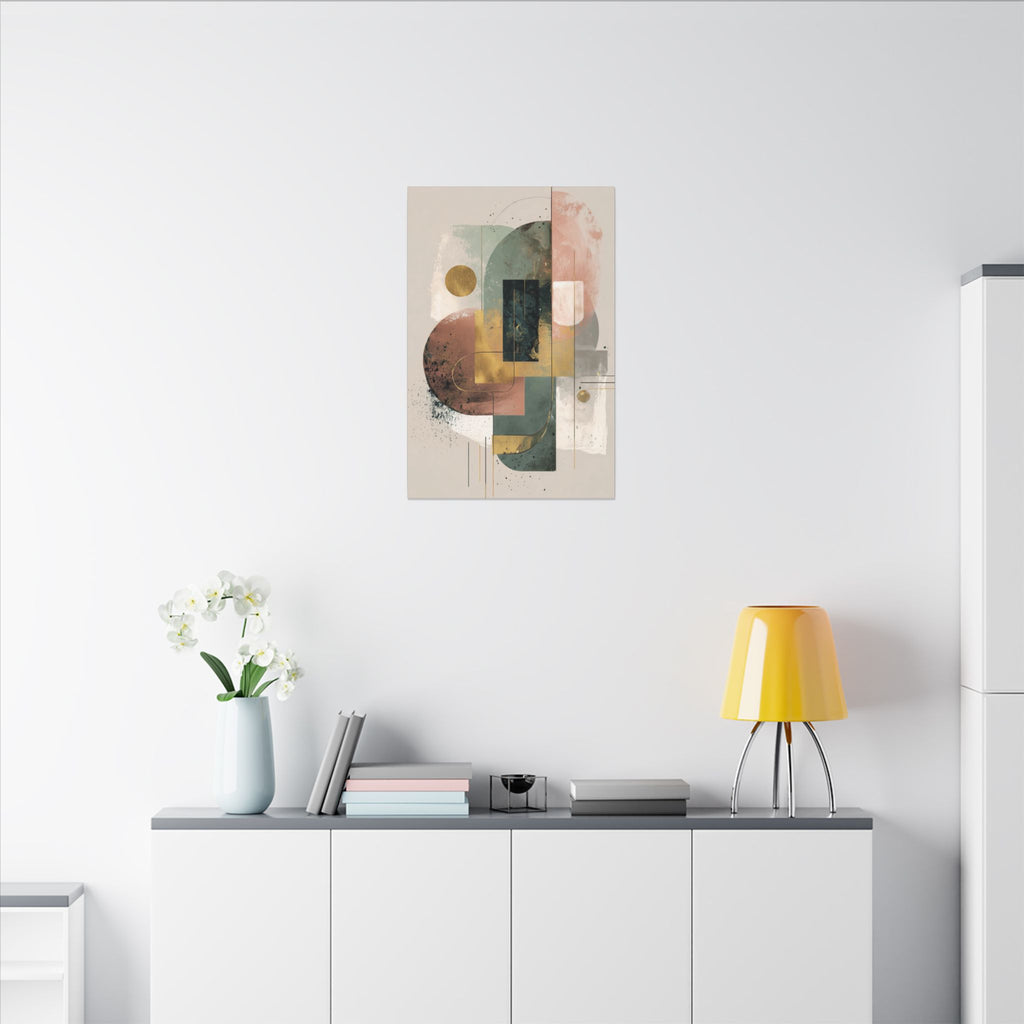 Geometric Harmony: Abstract Composition, Modernist Minimalism, Ethereal Design Layers   |   Custom Orders Accepted