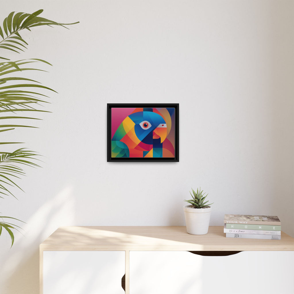 Prismatic Parrot: Cubist Deconstruction, Geometric Color Explosion   |  Personalized & Custom Orders Available