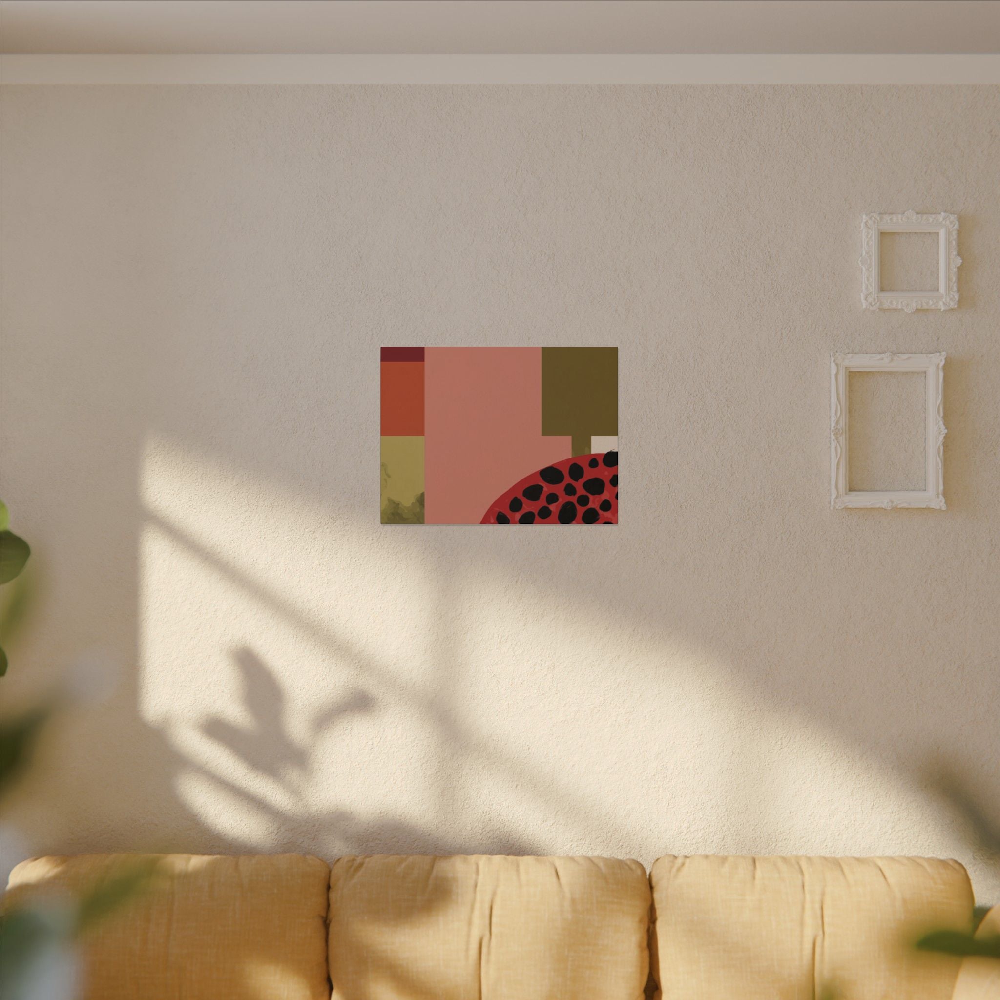 Geometric Harmony: Rectangles in Motion, Mid-Century Modern Composition, Abstract Earth Tone Precision   |   Custom Orders Accepted