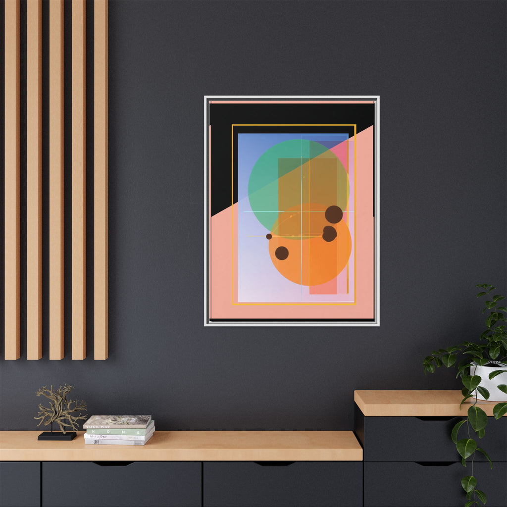 Geometric Harmony: Abstract Composition, Overlapping Shapes, Precision Design   |   Custom Orders Accepted