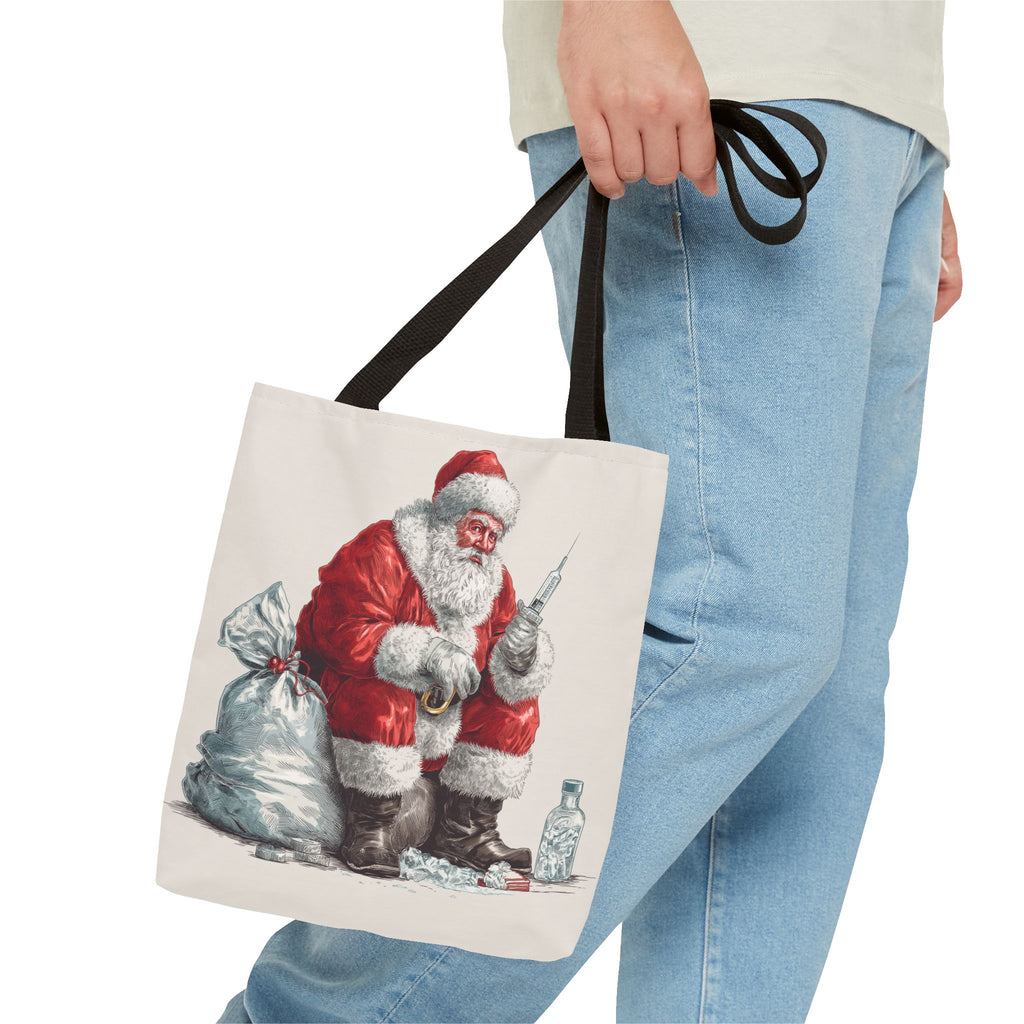 Naughty Santa Tote Bag (AOP)