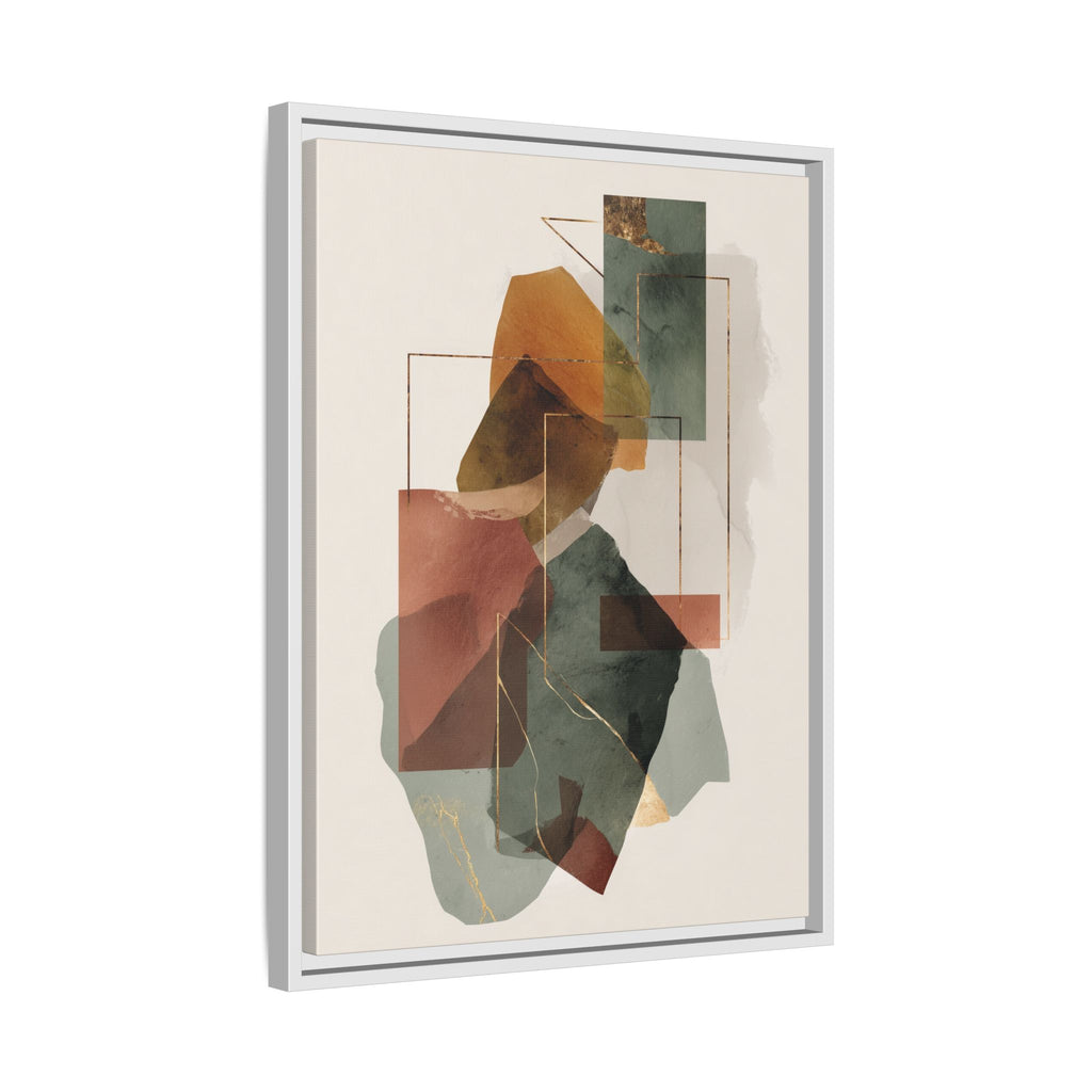 Harmonic Geometries: Architectural Abstraction, Earthy Palette, Minimalist Composition   |   Custom Orders Accepted