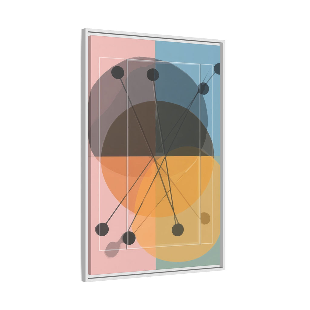 Geometric Intersections: Pastel Quadrants, Mid-Century Minimalism, Network Nodes   |   Custom Orders Accepted