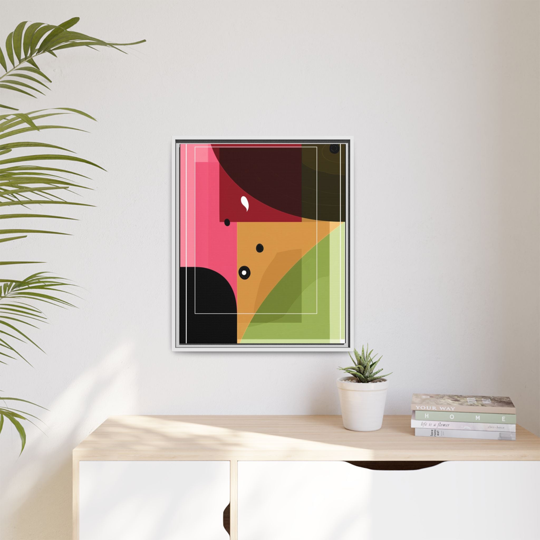 Geometric Convergence: Abstract Modernist Composition, Constructivist Color Blocking, Layered Geometric Design   |   Custom Orders Accepted