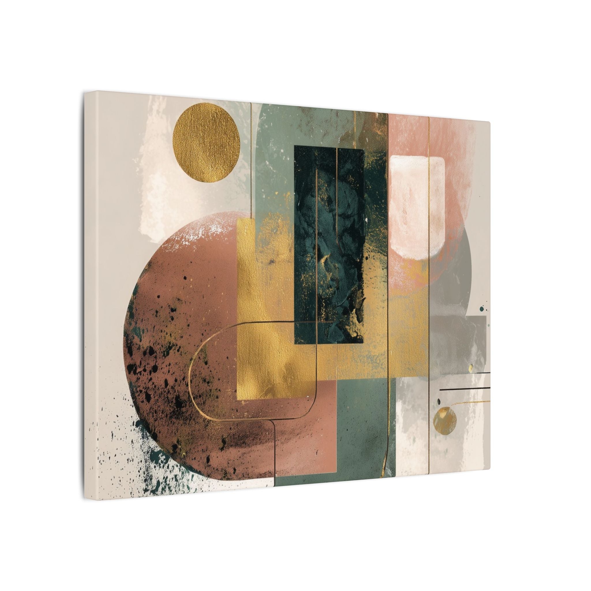 Geometric Harmony: Abstract Composition, Modernist Minimalism, Ethereal Design Layers   |   Custom Orders Accepted