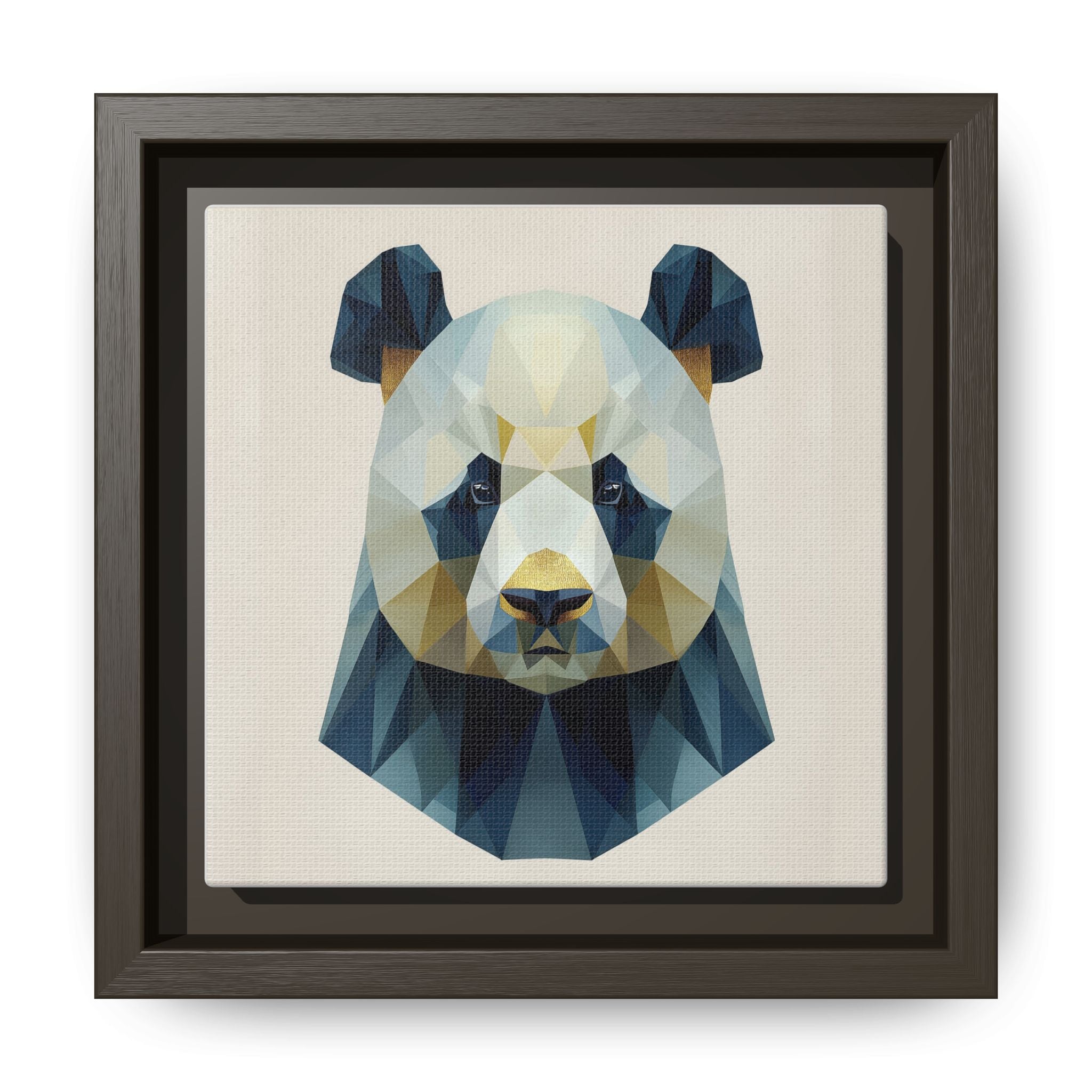 Geometric Panda Prism: Low-Poly Digital Wildlife Art, Minimalist Triangular Design   |  Personalized & Custom Orders Available