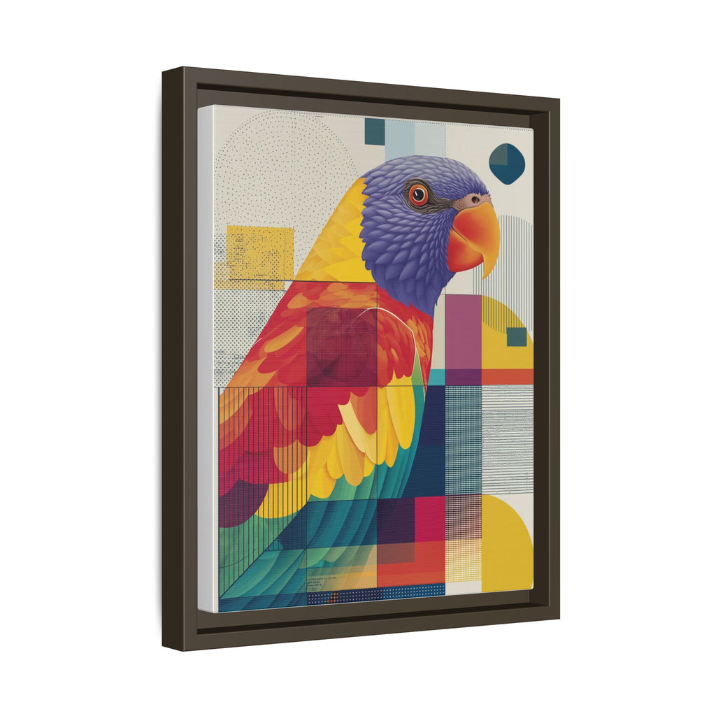 Prismatic Parrot: Geometric Deconstruction, Modern Abstract Art   |    Custom Orders Available
