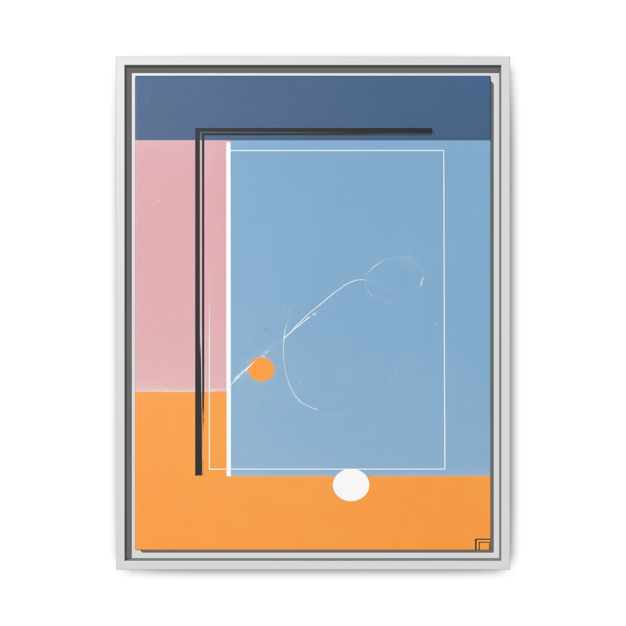 Geometric Layered Abstraction: Modernist Color Planes, Constructivist Design, Minimalist Composition   |   Custom Orders Accepted