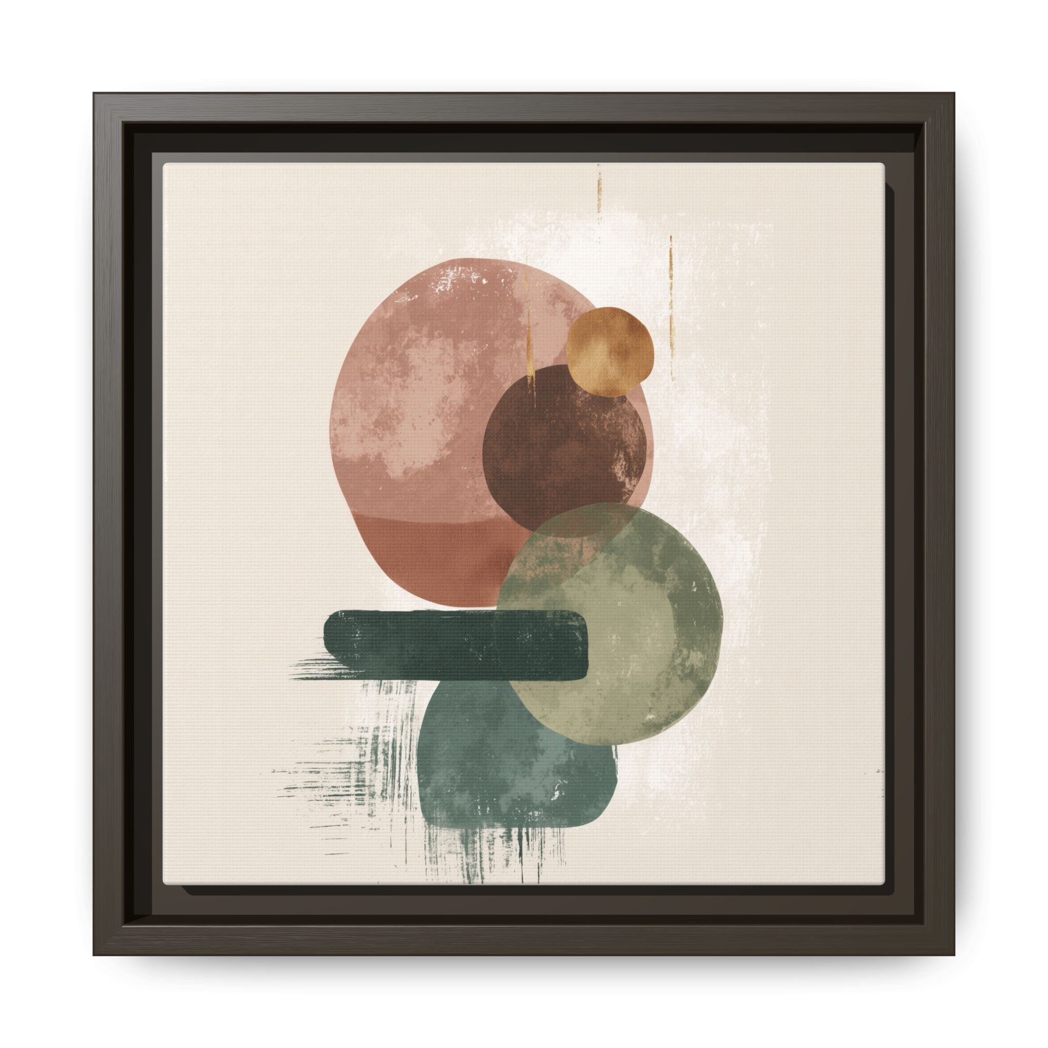 Organic Intersections: Watercolor Abstraction, Earth Tone Composition, Modern Minimalist Art   |   Custom Orders Accepted