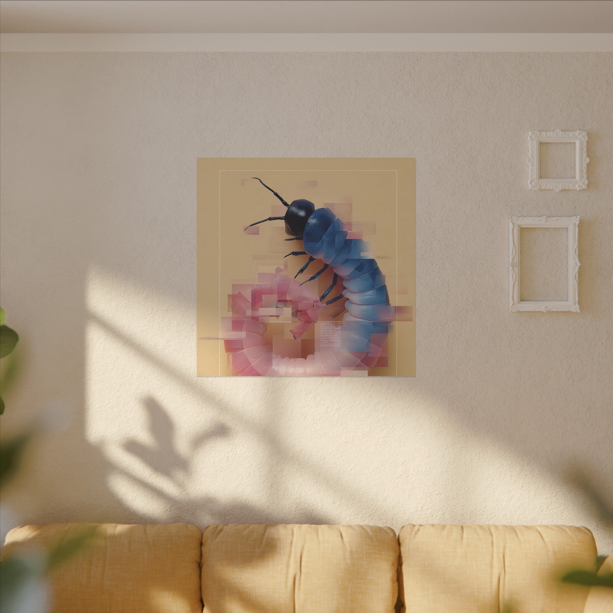 Pixelated Metamorphosis: Digital Deconstruction, Geometric Beetle Study   |    Custom Orders Available
