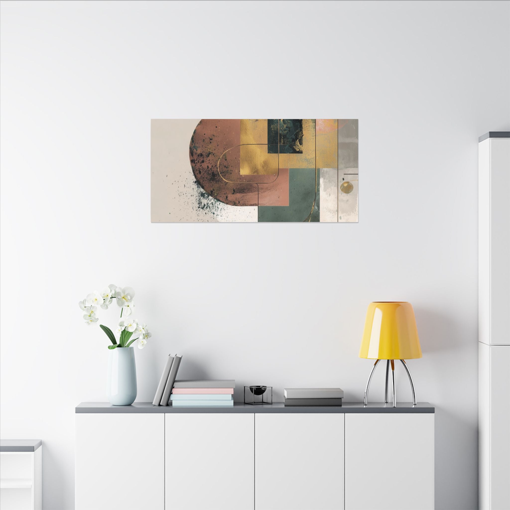 Geometric Harmony: Abstract Composition, Modernist Minimalism, Ethereal Design Layers   |   Custom Orders Accepted