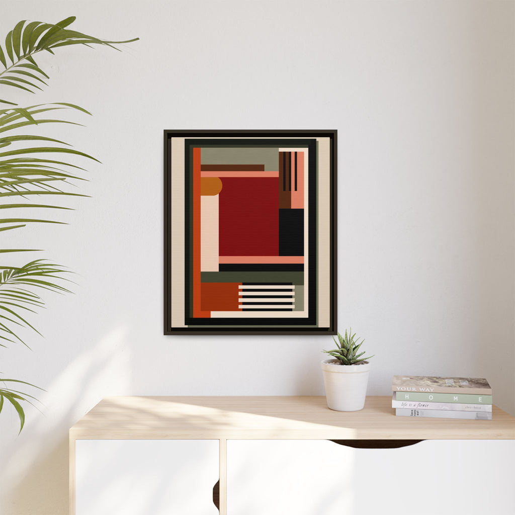 Architectural Geometries: Modern Abstract Composition, Bauhaus-Inspired Design, Geometric Color Blocking   |   Custom Orders Accepted