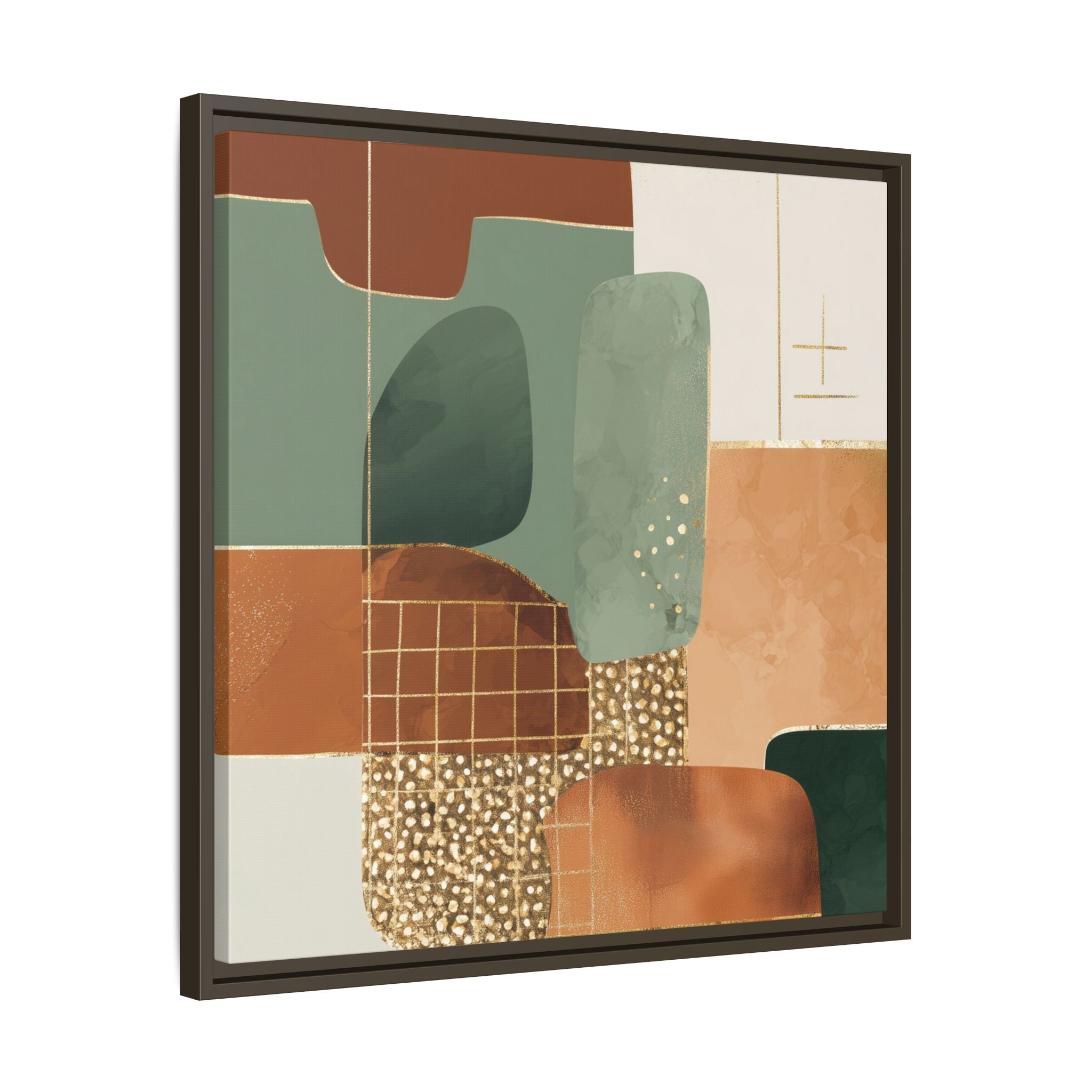 Geometric Harmony: Abstract Minimalist Art, Mid-Century Modern Design, Organic Shapes Composition   |   Custom Orders Accepted