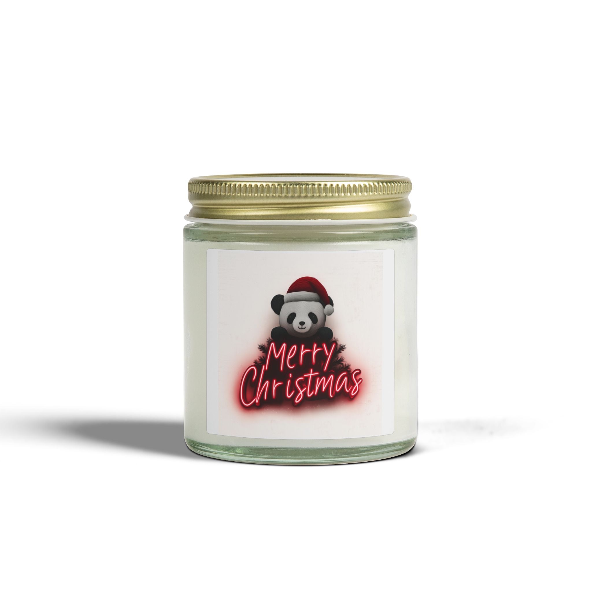 Merry Christmas Scented Candles | Coconut Apricot Wax | Holiday Décor, Gift for Her, Aromatherapy, Home Fragrance, Cozy Ambiance