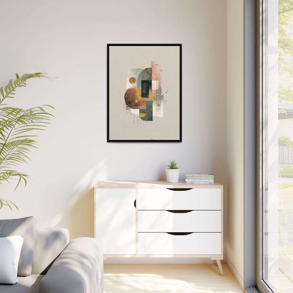 Organic Geometries: Fragmented Forms, Digital Abstract Composition, Layered Minimalist Art   |   Custom Orders Accepted