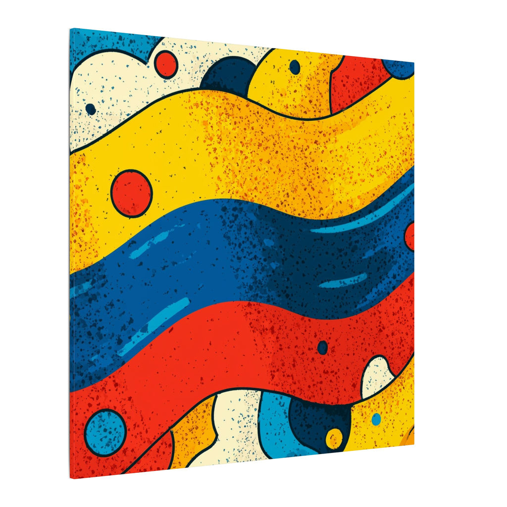 Fluid Dynamics: Retro Abstract Shapes, Mid-Century Modern Motion, Geometric Color Waves   |   Custom Orders Accepted