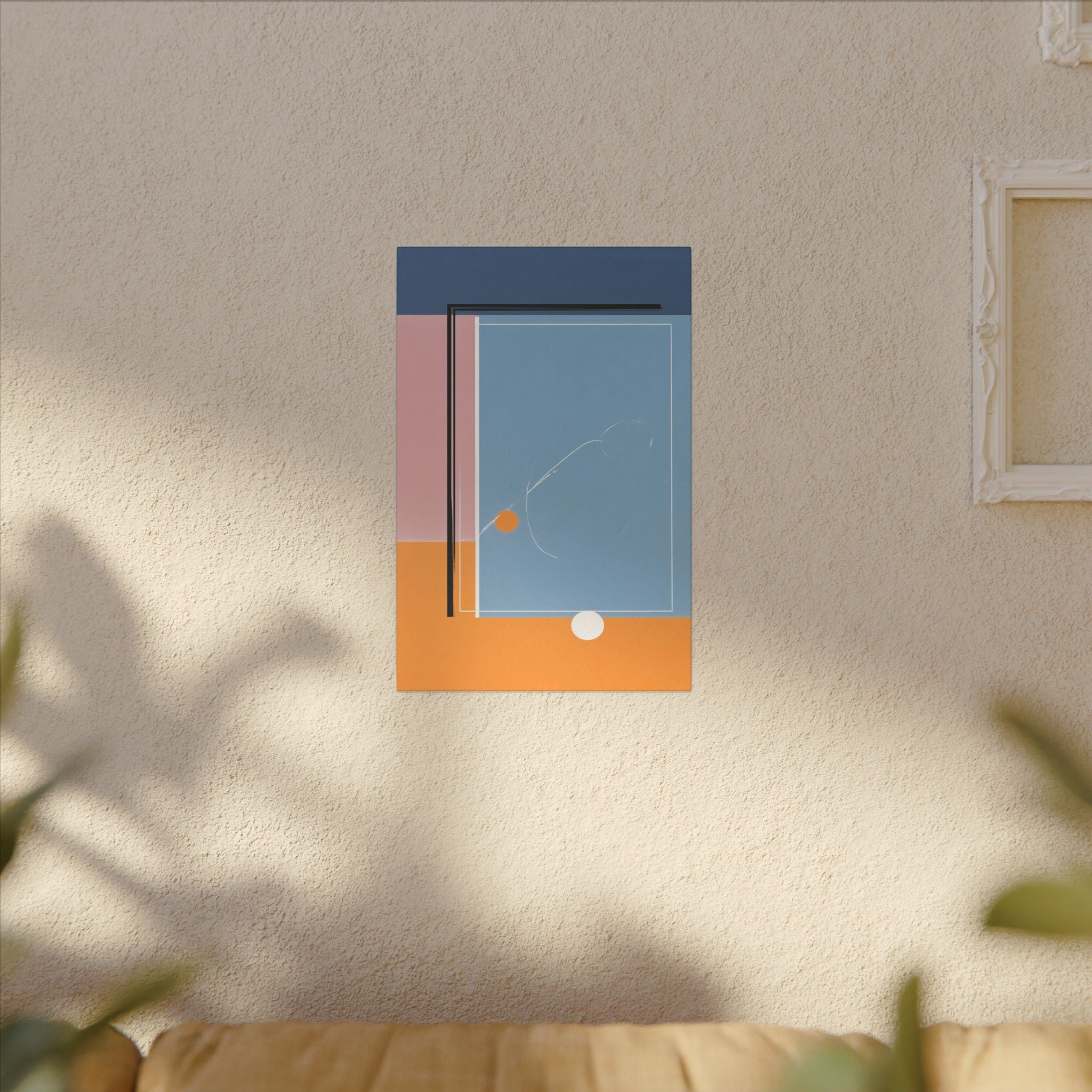 Geometric Harmony: Abstract Minimalist Composition, Modernist Color Fields, Constructivist Design Principles   |   Custom Orders Accepted