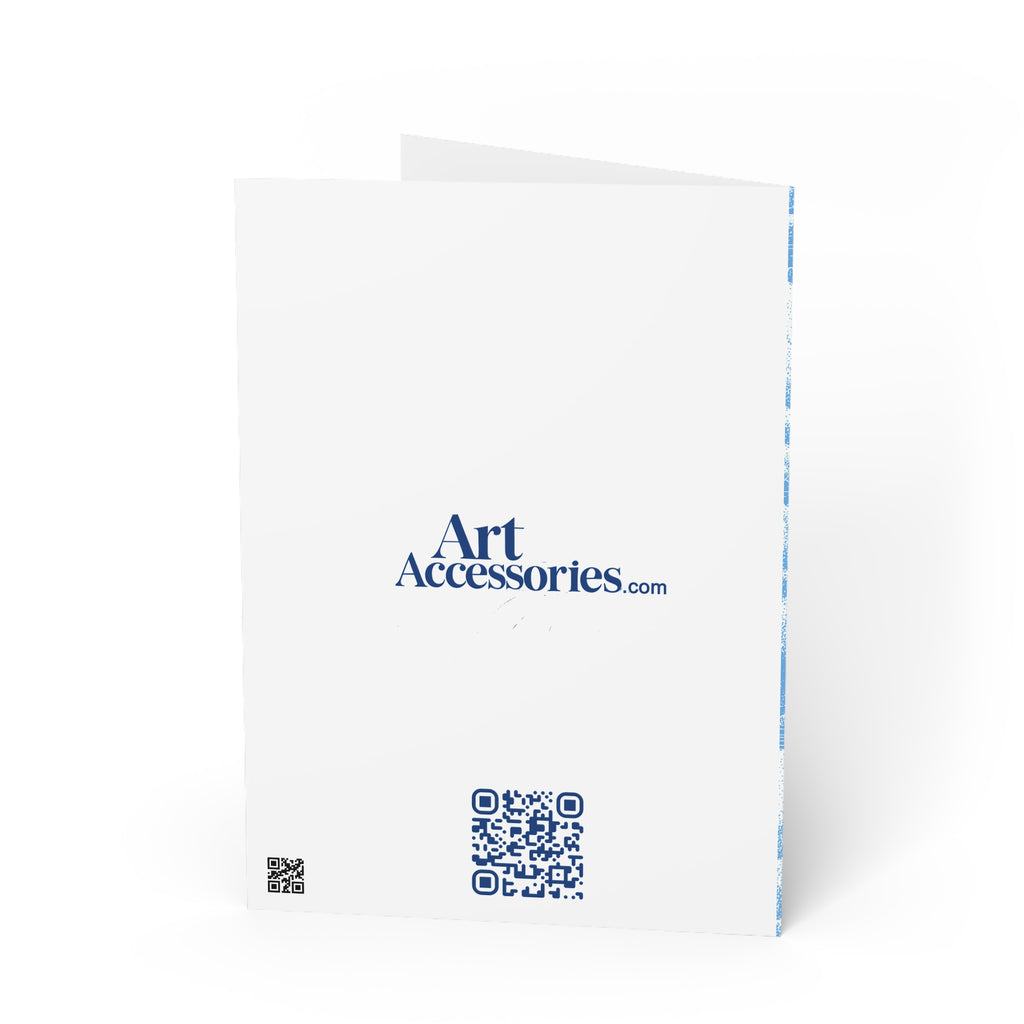 Blue Cloud 'baby boy' Greeting Card — New Baby Card for Boys