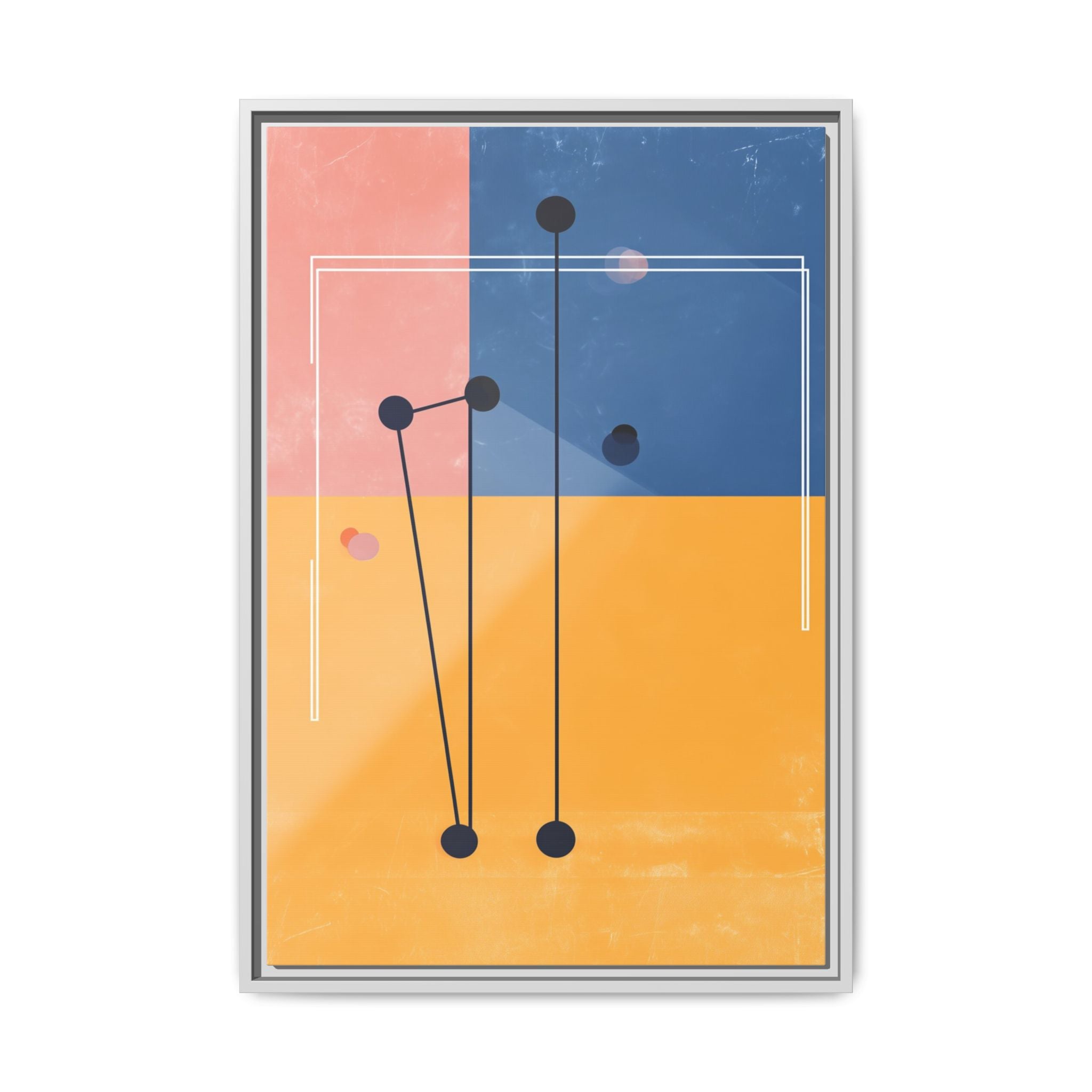 Nexus of Connection: Geometric Abstraction, Modernist Composition, Digital Color Blocks   |   Custom Orders Accepted