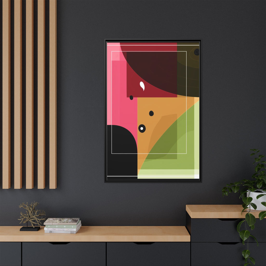 Geometric Convergence: Abstract Modernist Composition, Constructivist Color Blocking, Layered Geometric Design   |   Custom Orders Accepted
