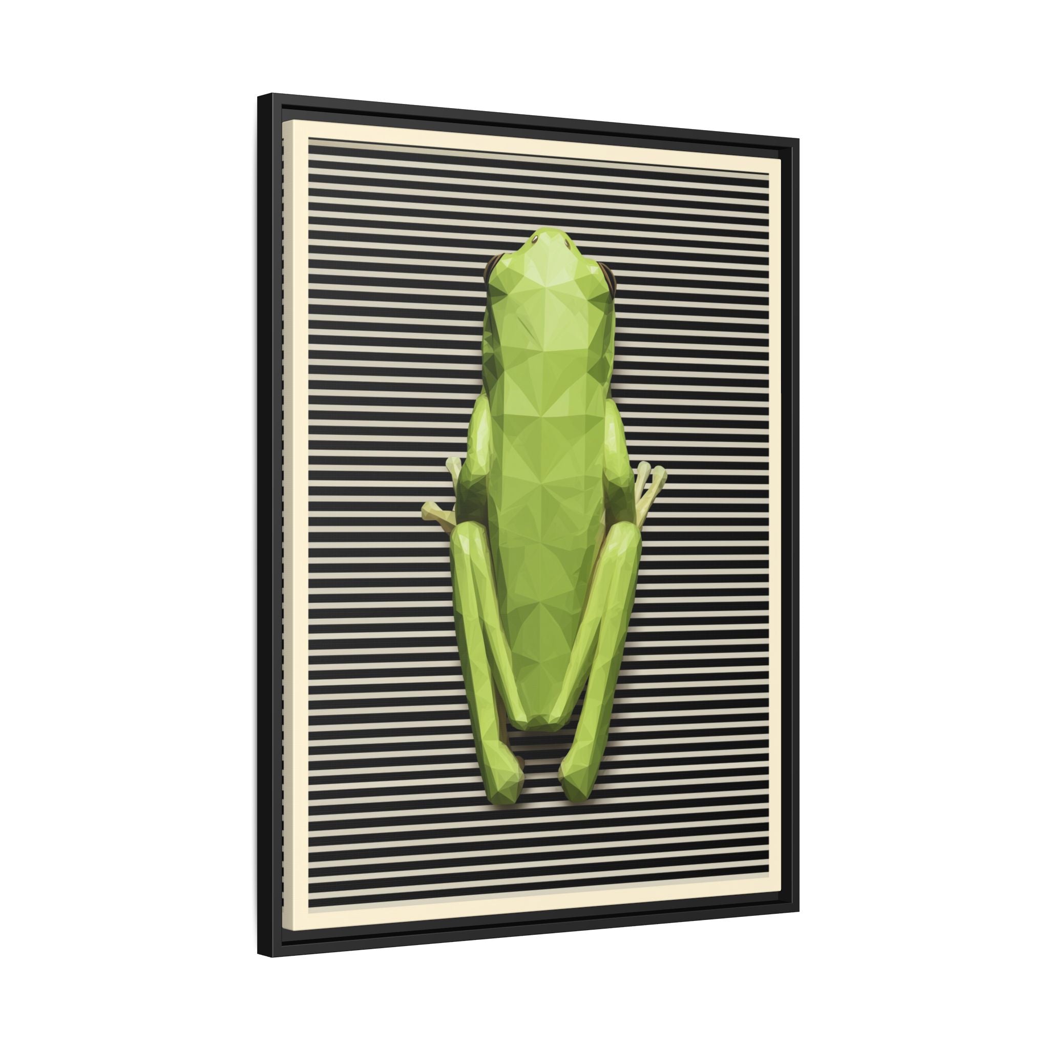 Geometric Amphibian: Low-Poly Frog Design, Digital Art Minimalism   |  Personalized & Custom Orders Available