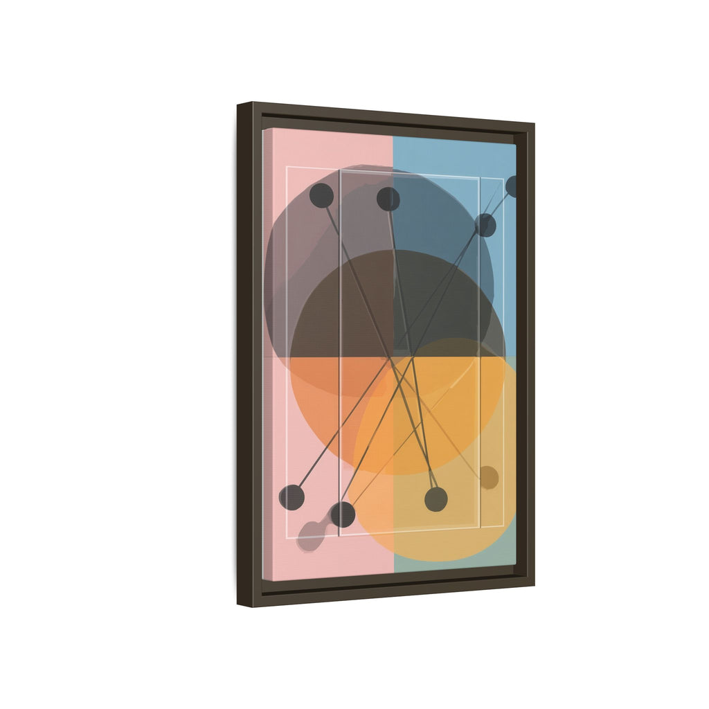 Geometric Intersections: Pastel Quadrants, Mid-Century Minimalism, Network Nodes   |   Custom Orders Accepted