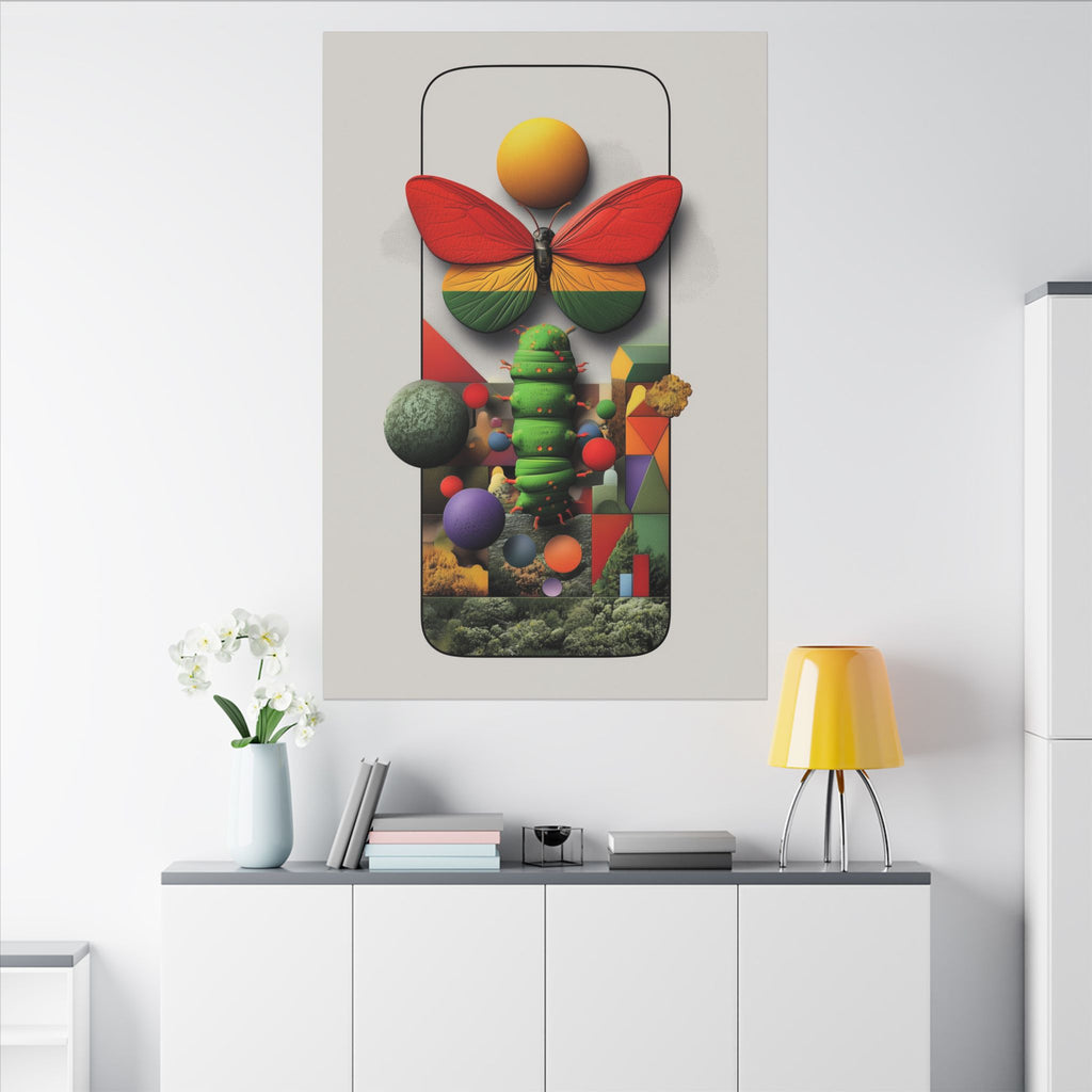 Digital Metamorphosis: Geometric Nature Remix, Surreal Smartphone Art Composition   |    Custom Orders Available